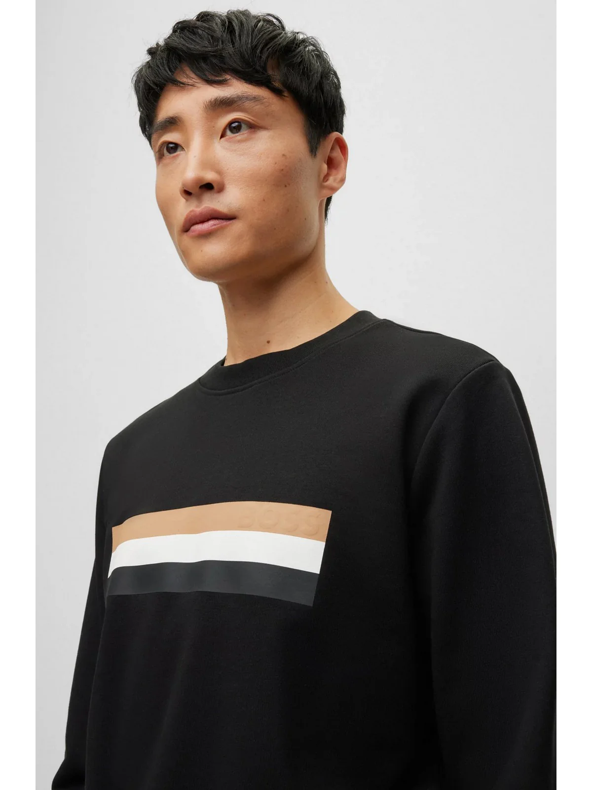 HUGO BOSS Felpa Uomo 50501498 001 Nero - Image 3