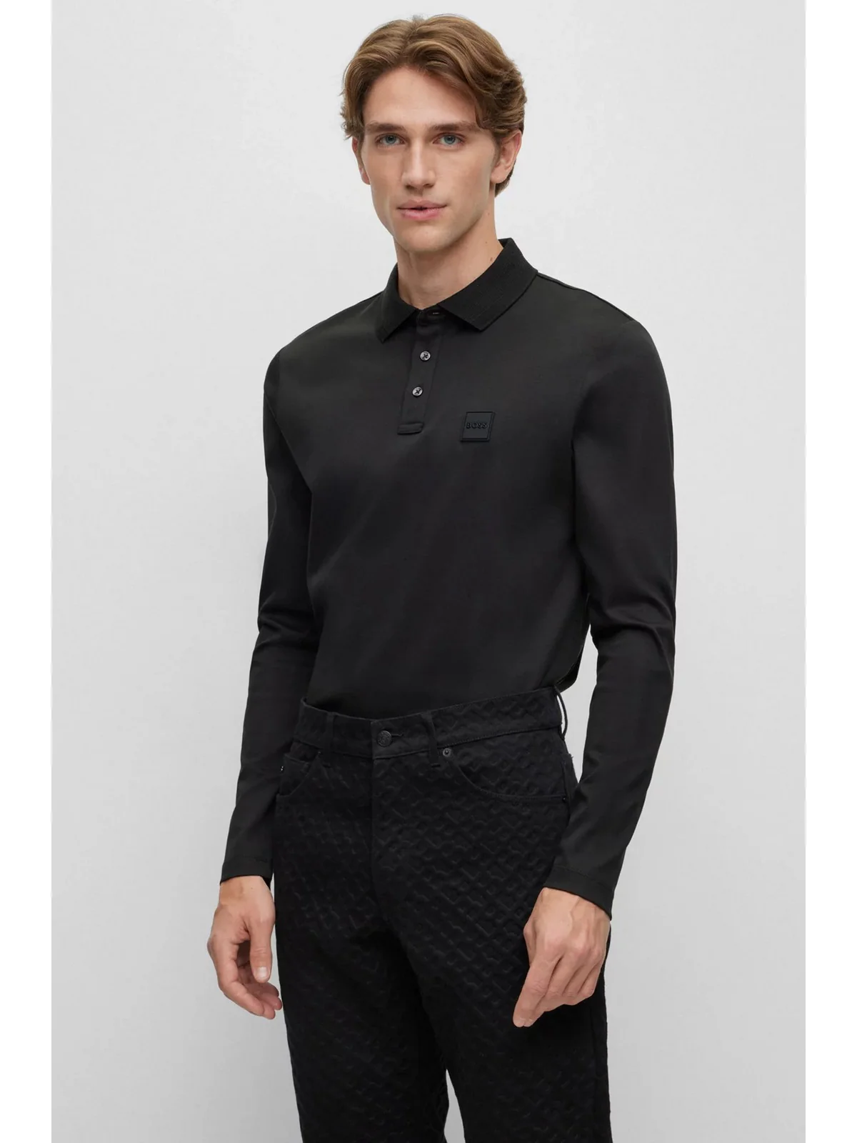 HUGO BOSS T-Shirt e Polo Uomo 50485162 002 Nero - Image 2