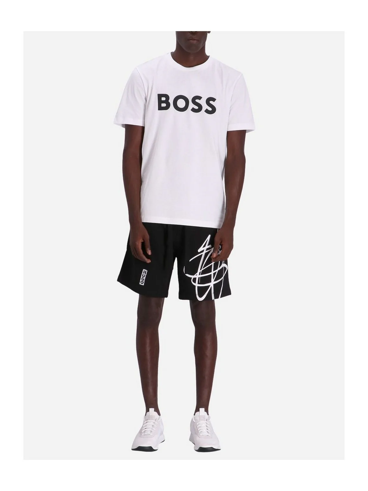 HUGO BOSS T-Shirt e Polo Uomo  50495742 100 Bianco - Image 2