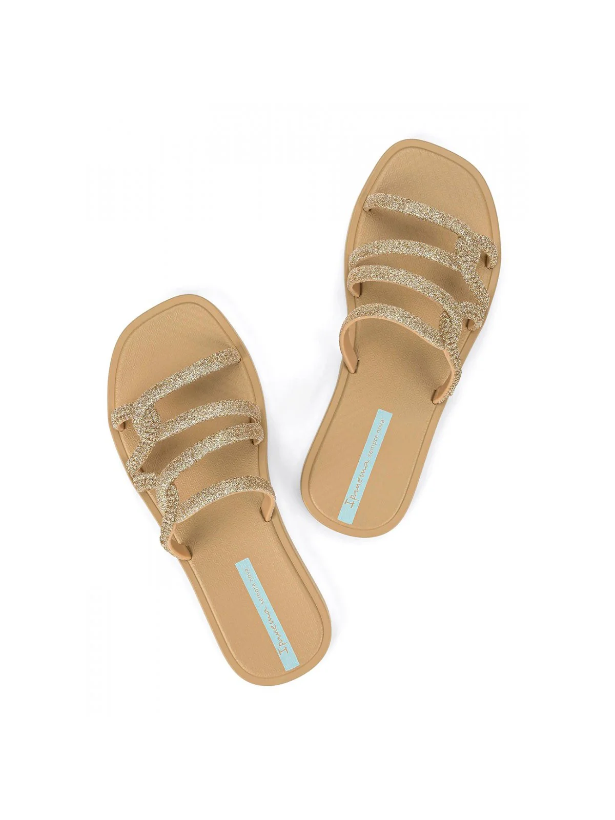 IPANEMA Ciabatta Donna  IP.27286 BB955 BEIGE/GLITTER/GREEN - Image 2