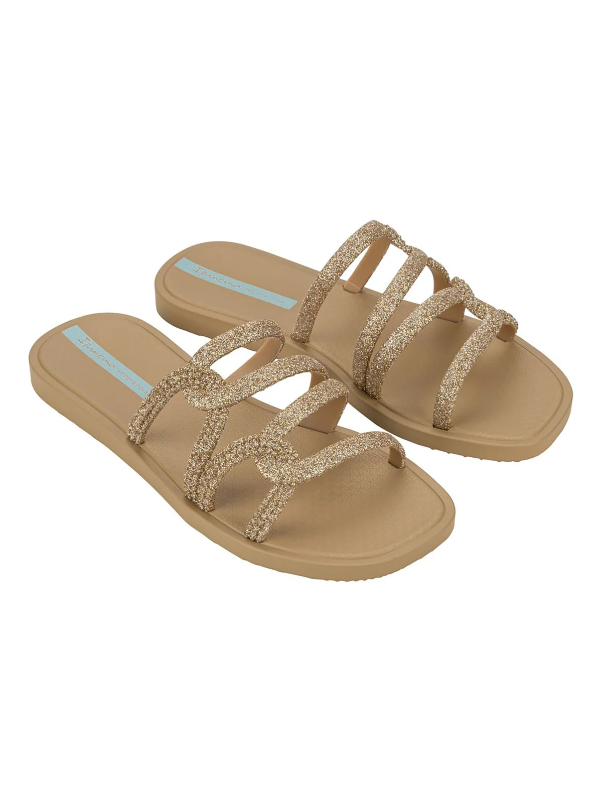 IPANEMA Ciabatta Donna  IP.27286 BB955 BEIGE/GLITTER/GREEN - Image 3