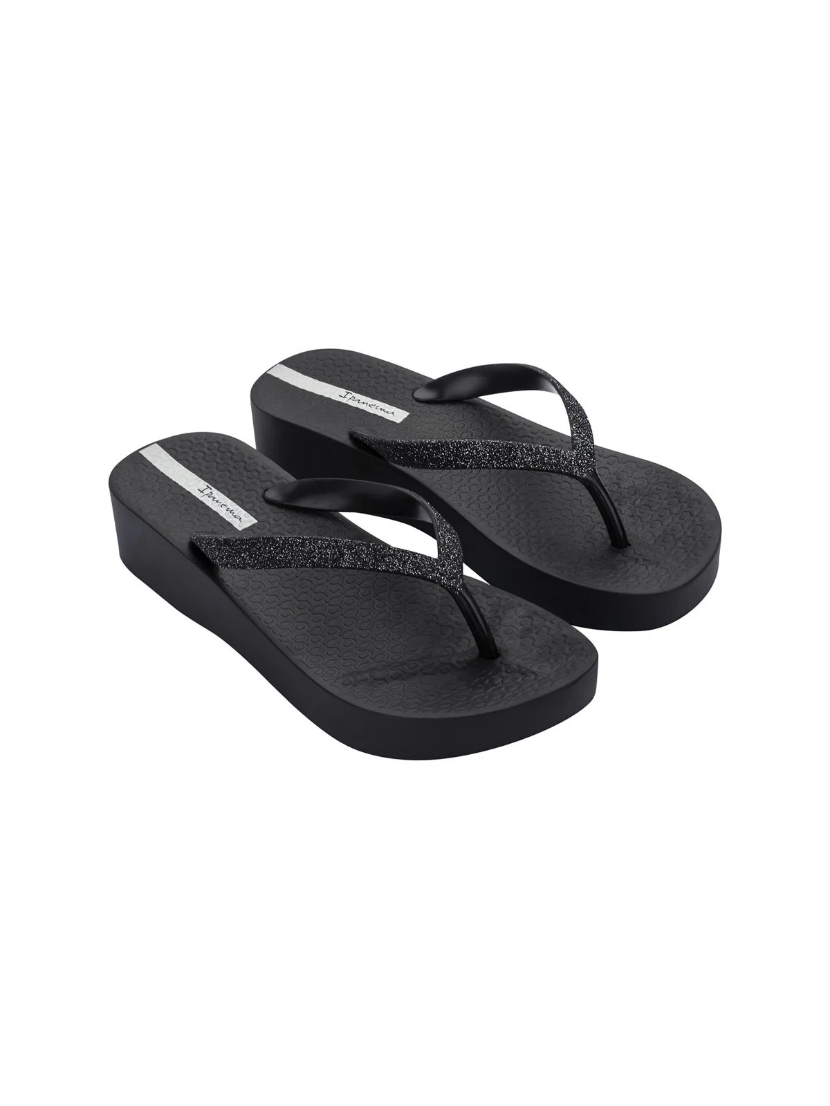 IPANEMA Zeppa Donna Ipanema Mesh Chic Plat Fem IP.83386 AJ496 NERO/NERO GLITTER - Image 4