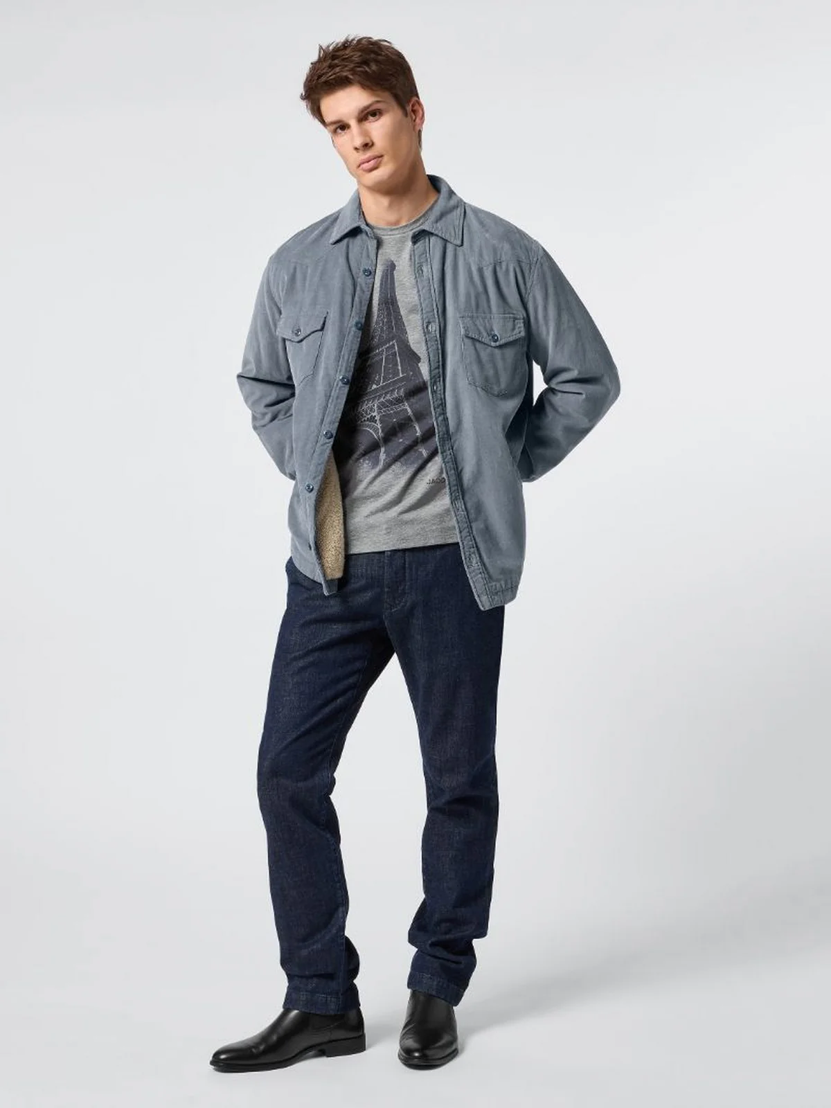 JACOB COHEN Jeans Uomo Bobby U P 001 01 S 3736 860D Blu - Image 2