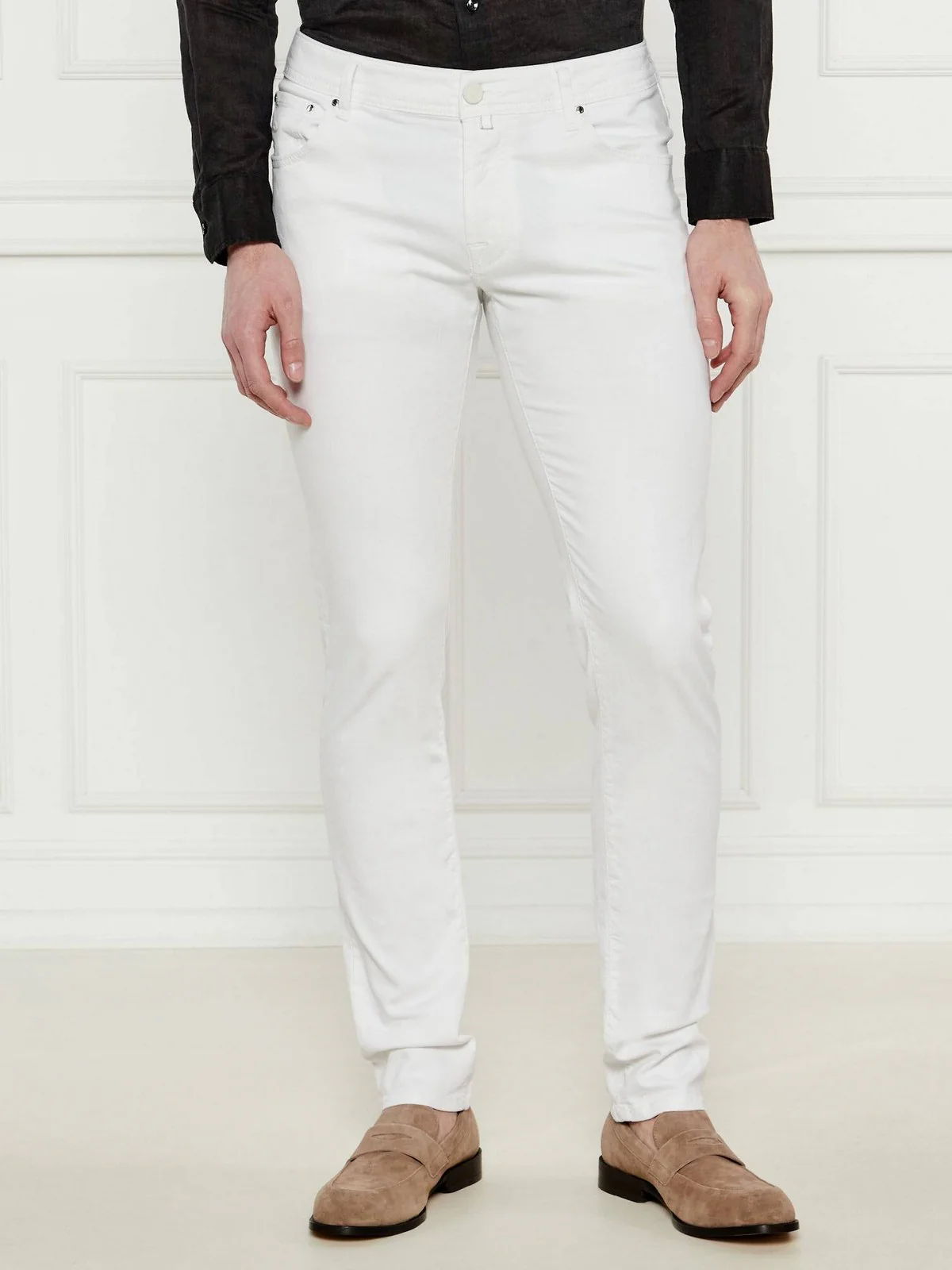 JACOB COHEN Jeans Uomo JUM_QE007 036 P3732 TR A00 Bianco - Image 2