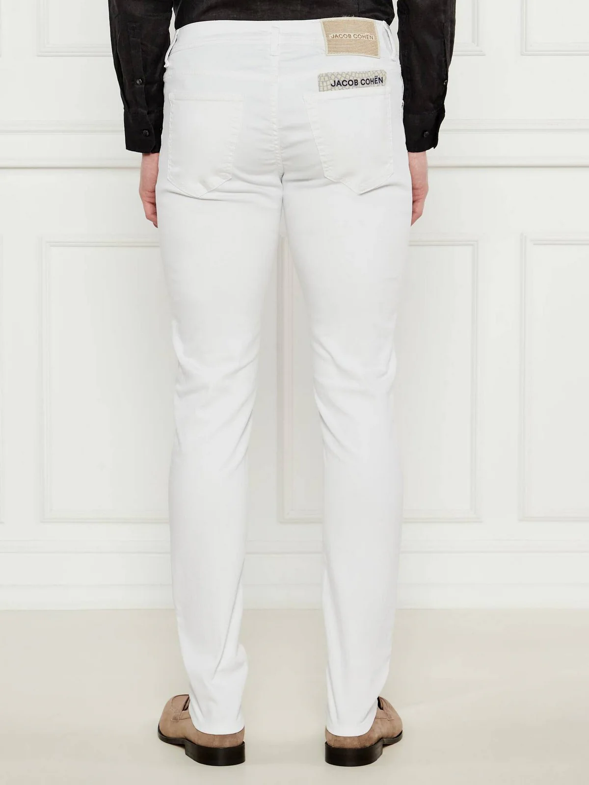 JACOB COHEN Jeans Uomo JUM_QE007 036 P3732 TR A00 Bianco - Image 3