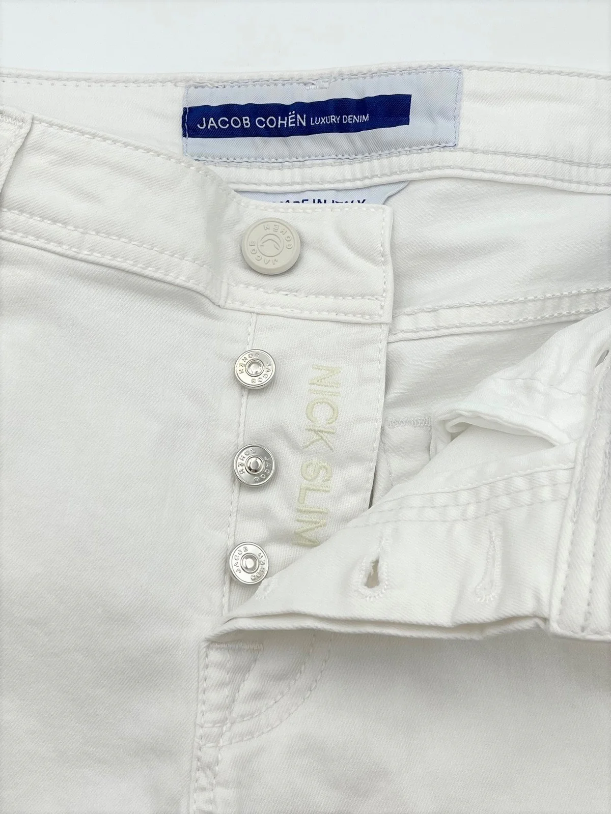 JACOB COHEN Jeans Uomo JUM_QE007 036 P3732 TR A00 Bianco - Image 6