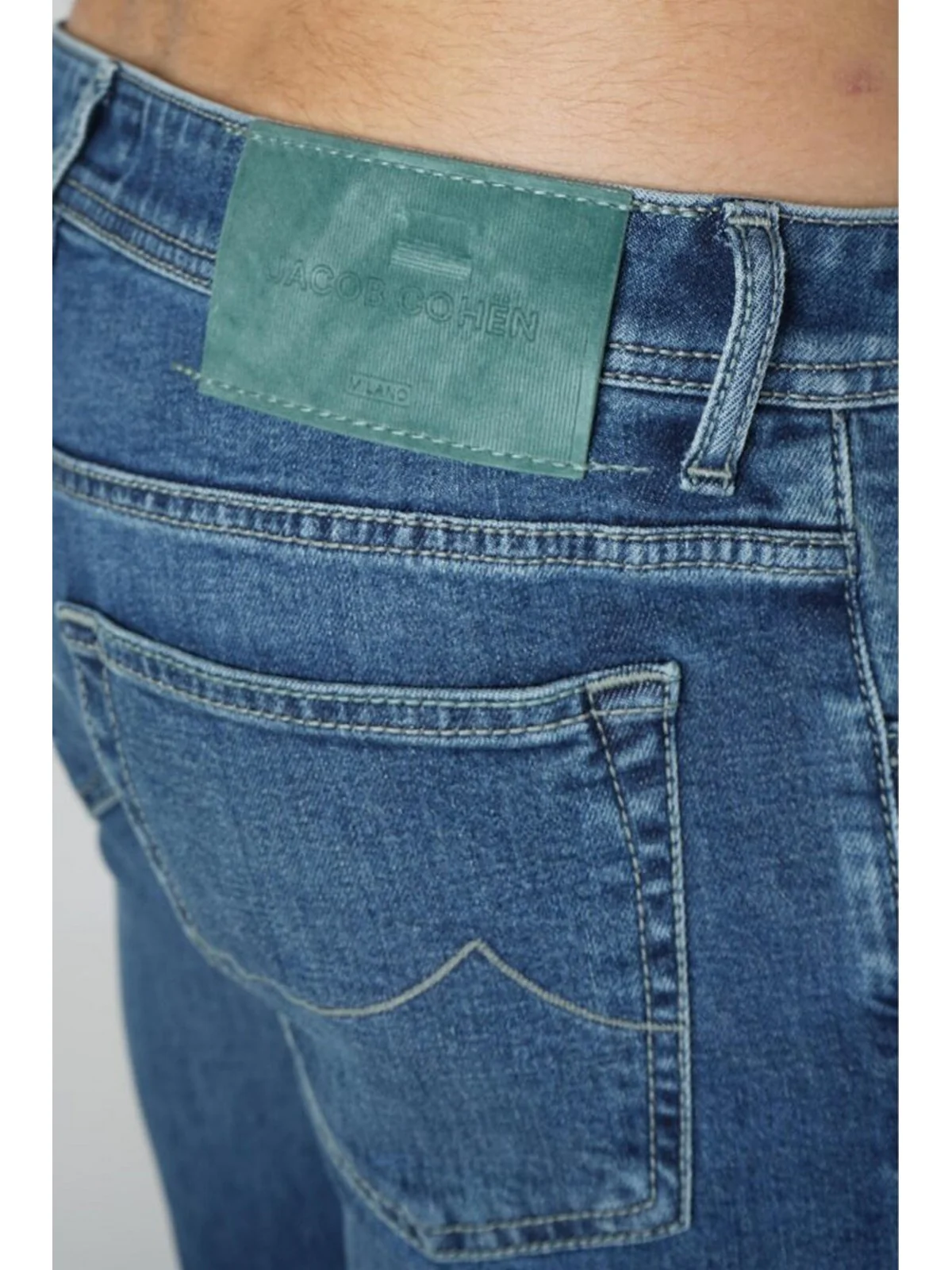 JACOB COHEN Jeans Uomo NICK JUM_QE007 065 S4213 V1 200D MEDIUM BLUE - Image 3