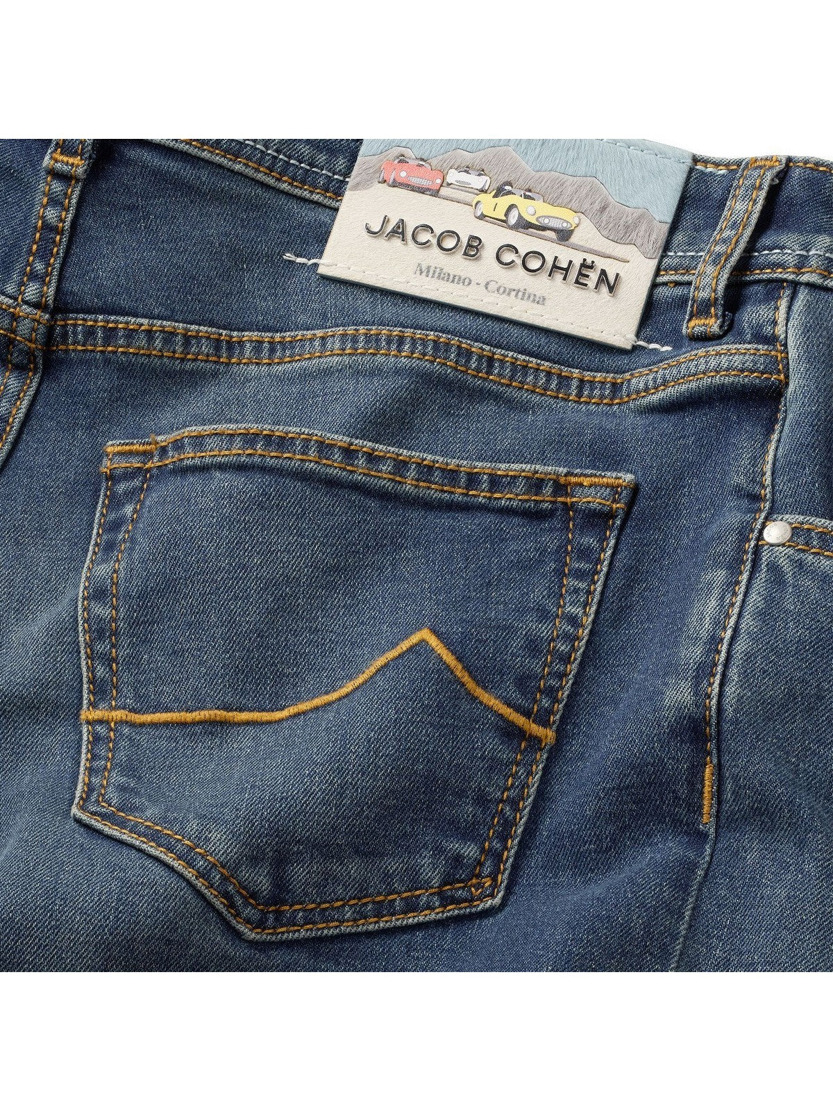 JACOB COHEN Jeans Uomo NICK JUM_QM006 055 S4213 V1 200D MEDIUM BLUE - Image 2
