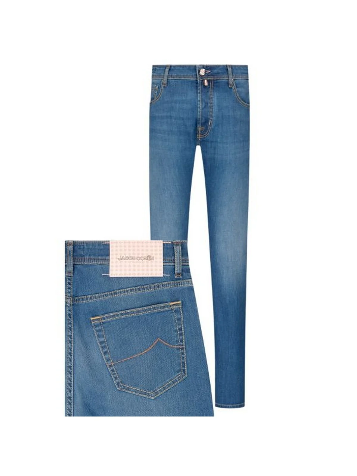 JACOB COHEN Jeans Uomo Nick slim JUM_QE006 056 S4255 V2 200D MEDIUM BLUE - Image 2