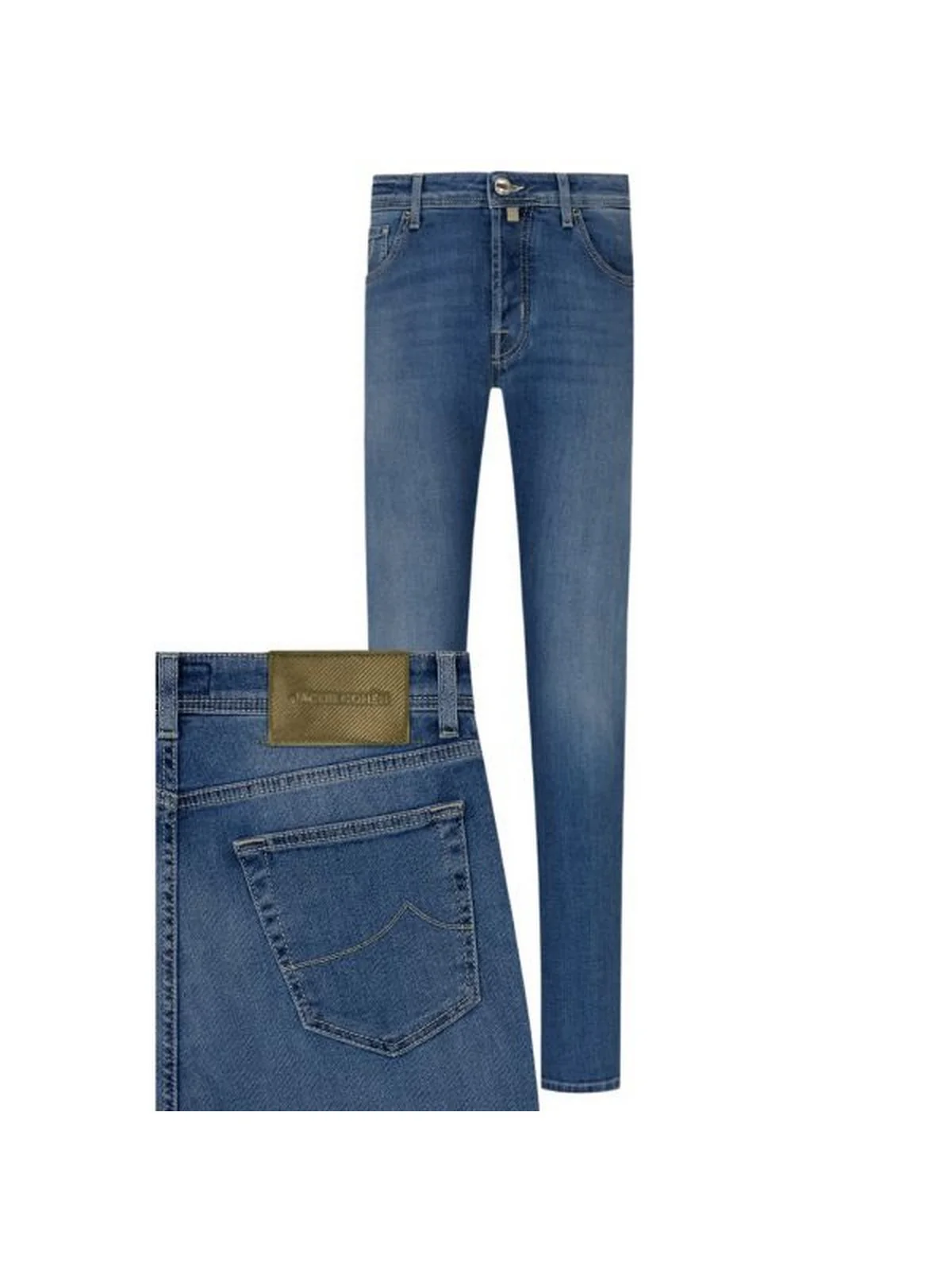 JACOB COHEN Jeans Uomo Nick slim JUM_QE007 040 P3621 V1 200D MEDIUM BLUE - Image 2