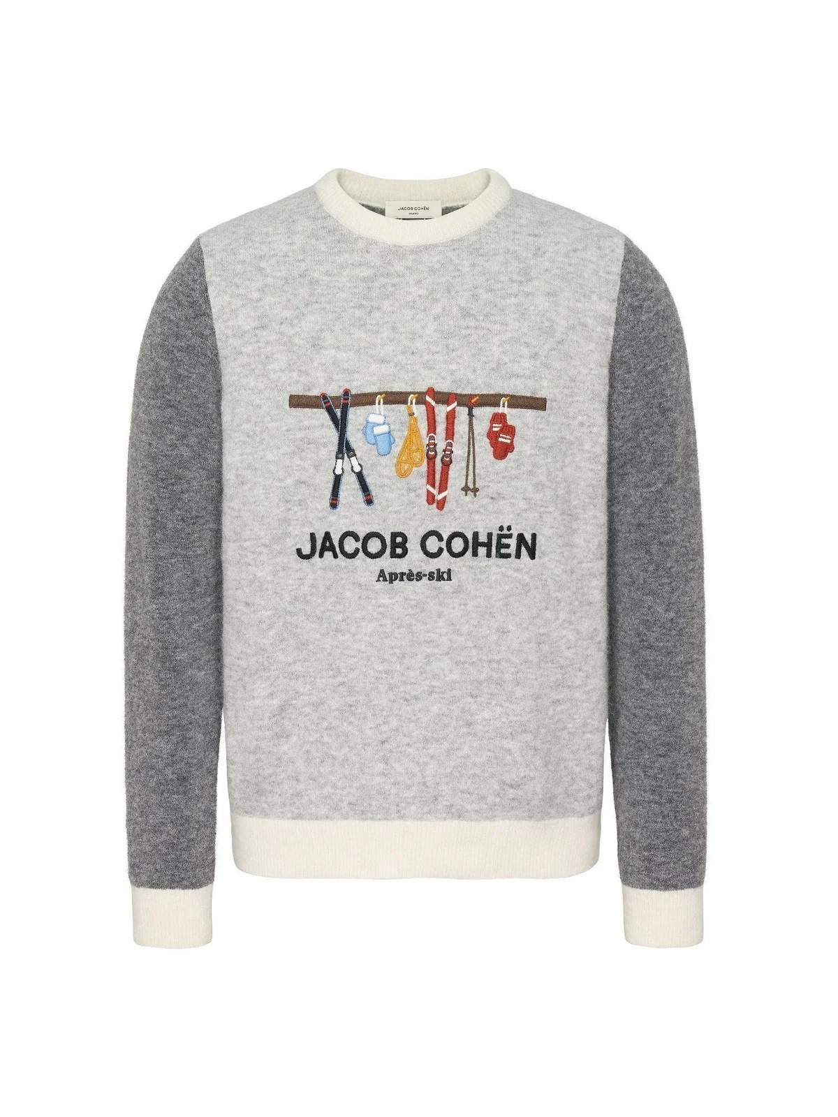 JACOB COHEN Maglione Uomo JUR_SG012 001 X0017 FL A622 MELANGE GREY