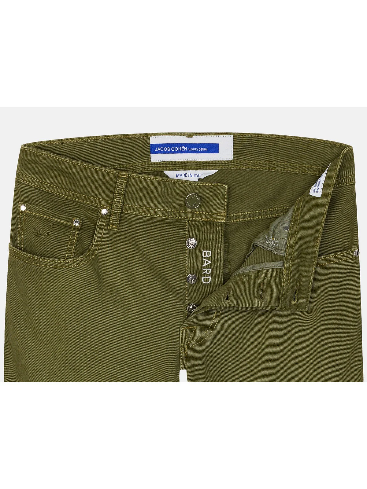JACOB COHEN Pantalone Uomo Bard U Q E04 36 S 4216 R41 Verde - Image 2