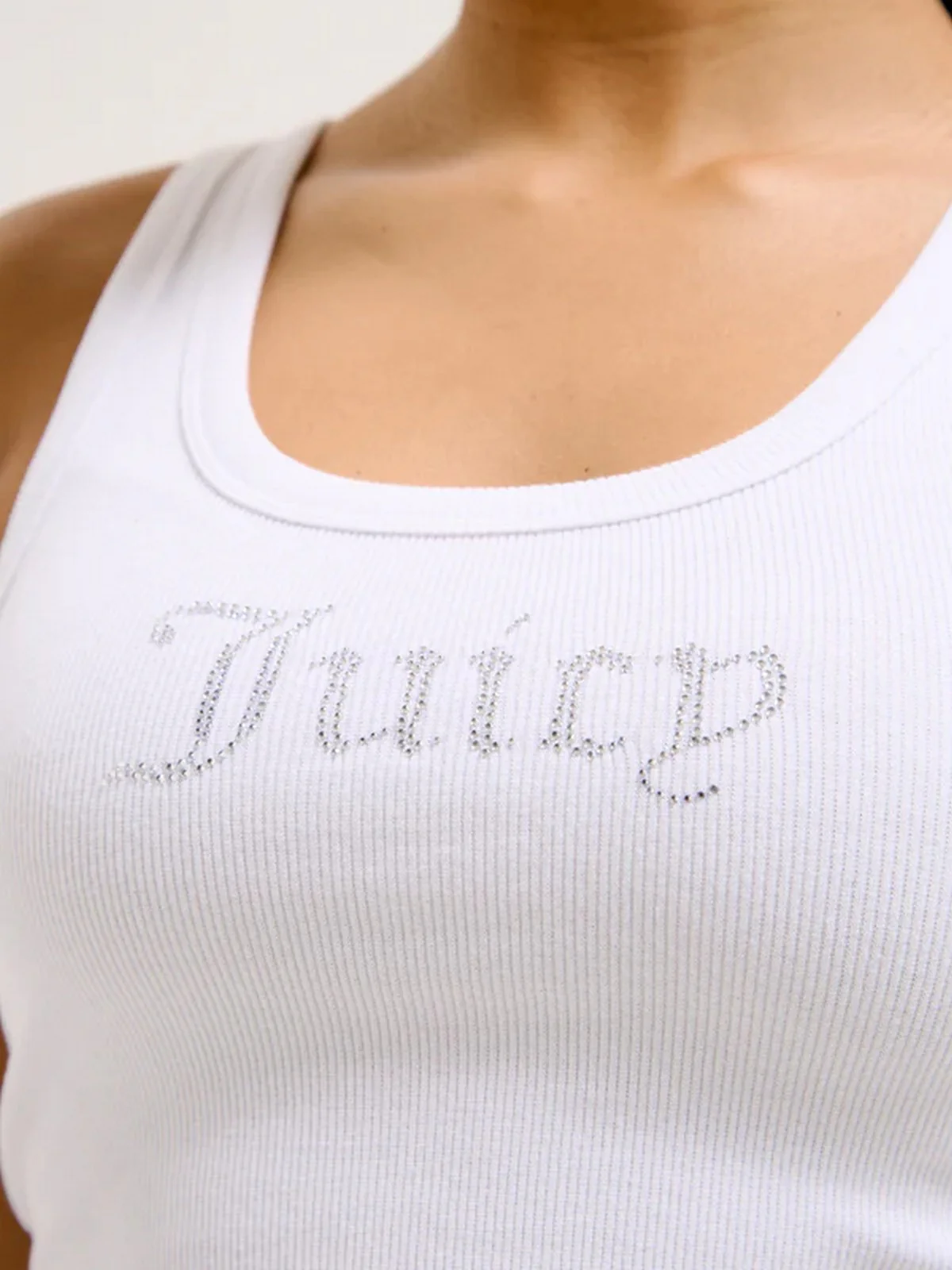 JUICY COUTURE Canotta Donna  VEJH70558WJCJ10 Bianco - Image 7