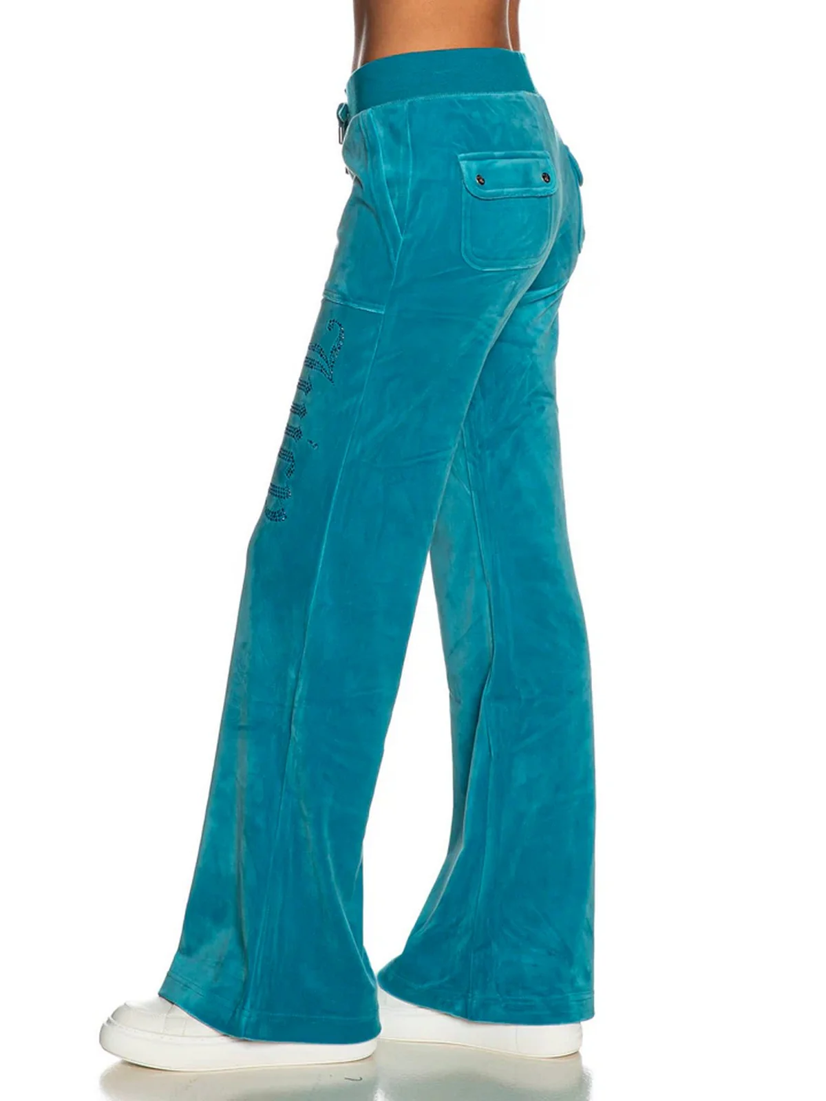 JUICY COUTURE Pantalone Donna Jewel Layla Low Rise Pant VIJB80412WPFJA7 Blu - Image 2