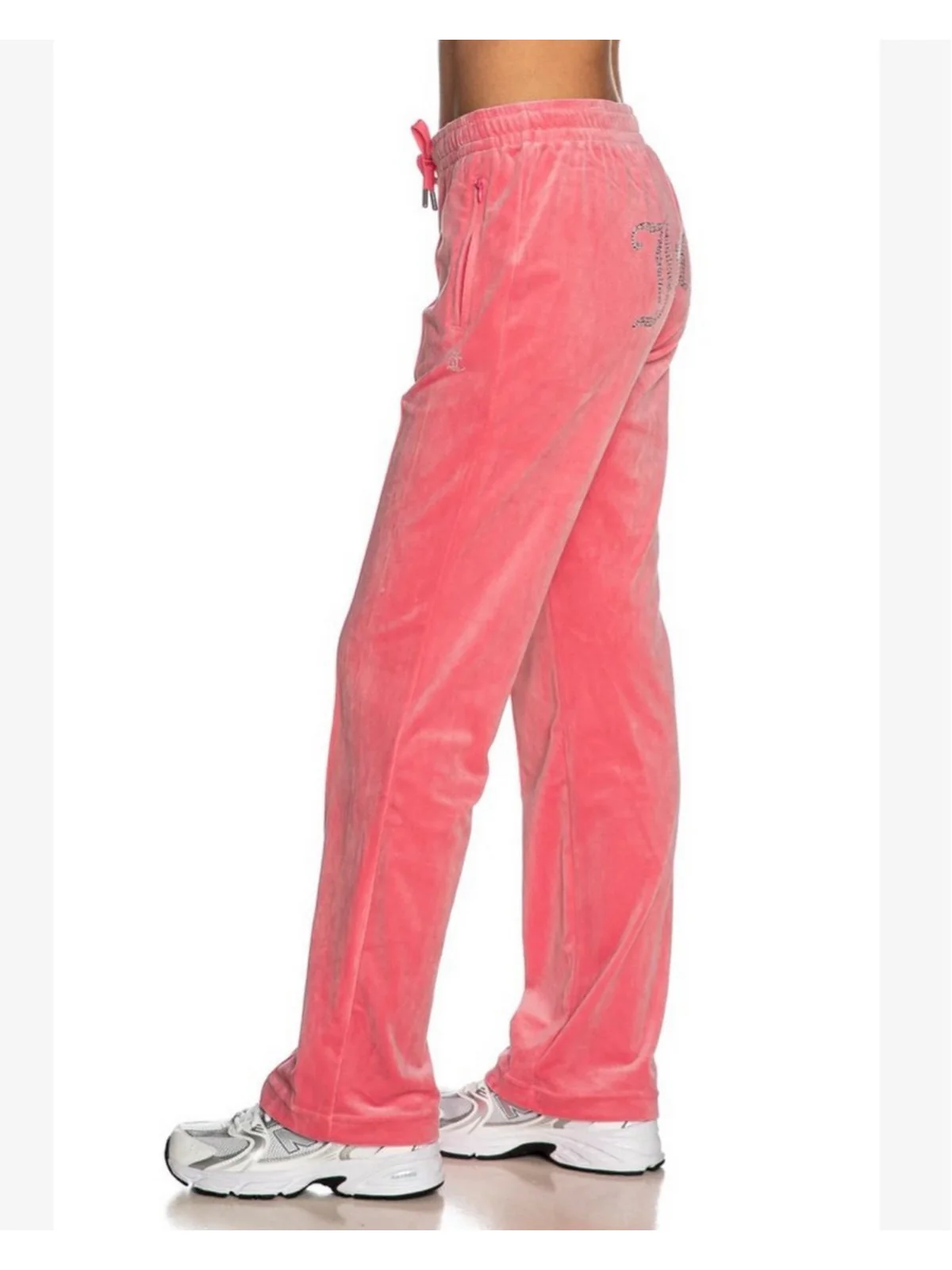 JUICY COUTURE Pantalone Donna Tina Trackpants With Diam VEJH70047WPFJB3 Rosa - Image 4