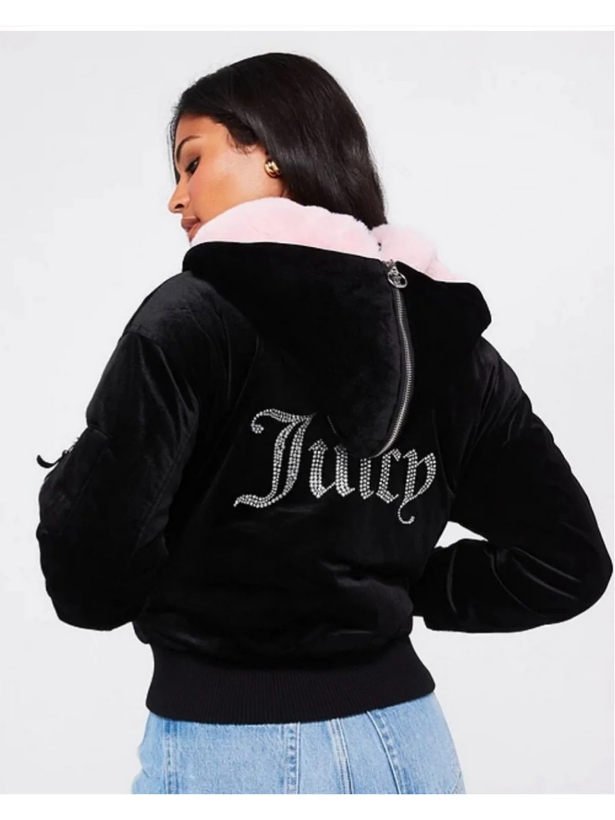 JUICY COUTURE Piumino Donna Rydell Diamante Bomber VIJH80455WPFJ00 Nero - Image 2