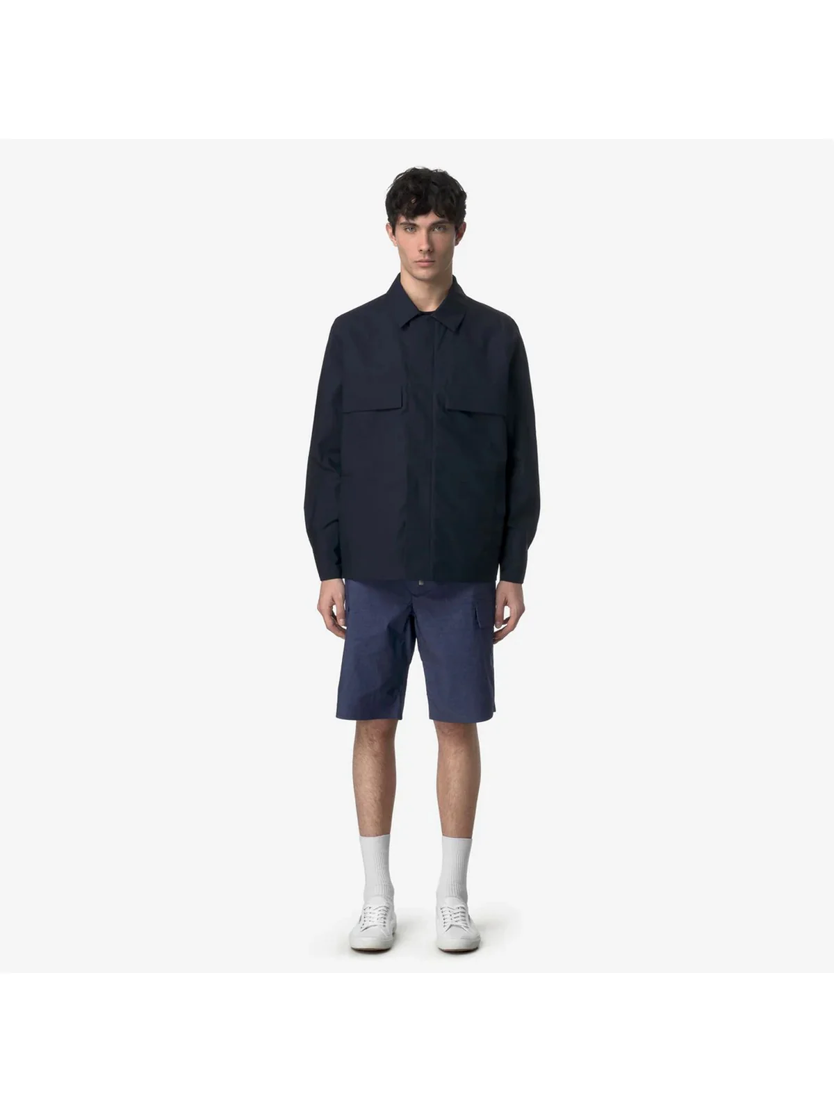 K-WAY Bermuda Uomo BASTYEL SOFT DENIM K7133FW 867 Blu - Image 2