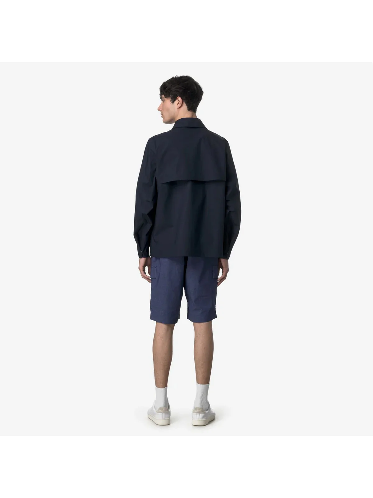 K-WAY Bermuda Uomo BASTYEL SOFT DENIM K7133FW 867 Blu - Image 3
