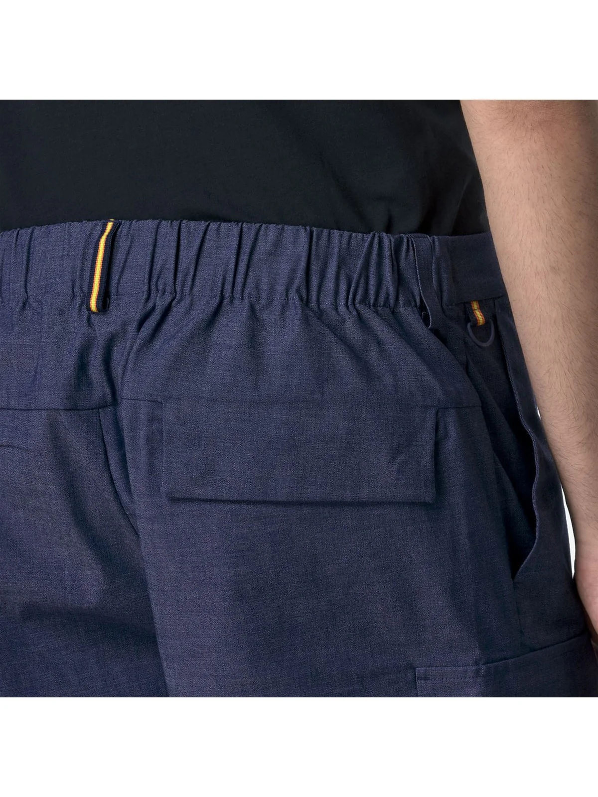 K-WAY Bermuda Uomo BASTYEL SOFT DENIM K7133FW 867 Blu - Image 4