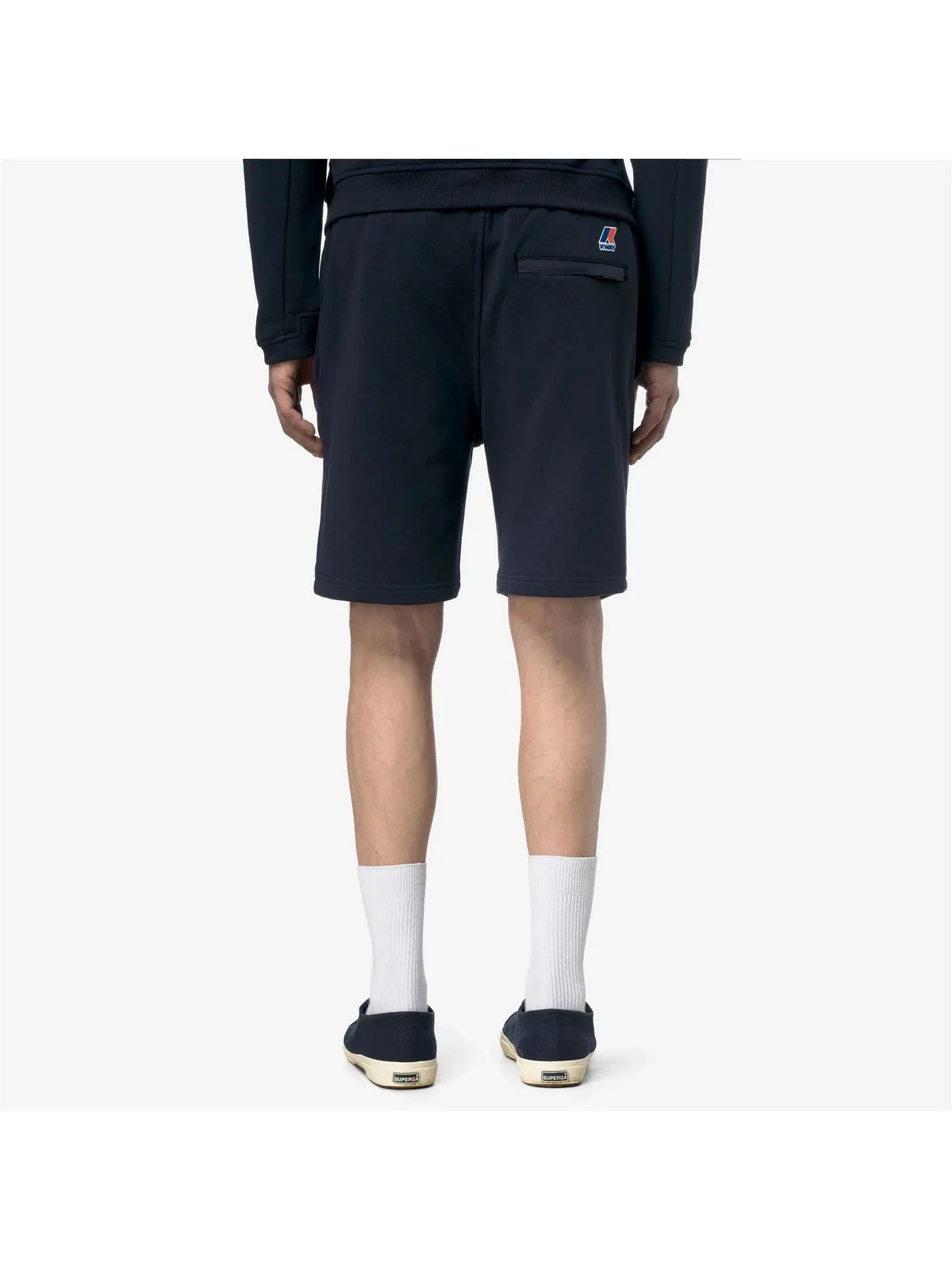 K-WAY Bermuda Uomo CASIMIR POLY COTTON K5138GW K89 BLUE DEPTH - Image 2