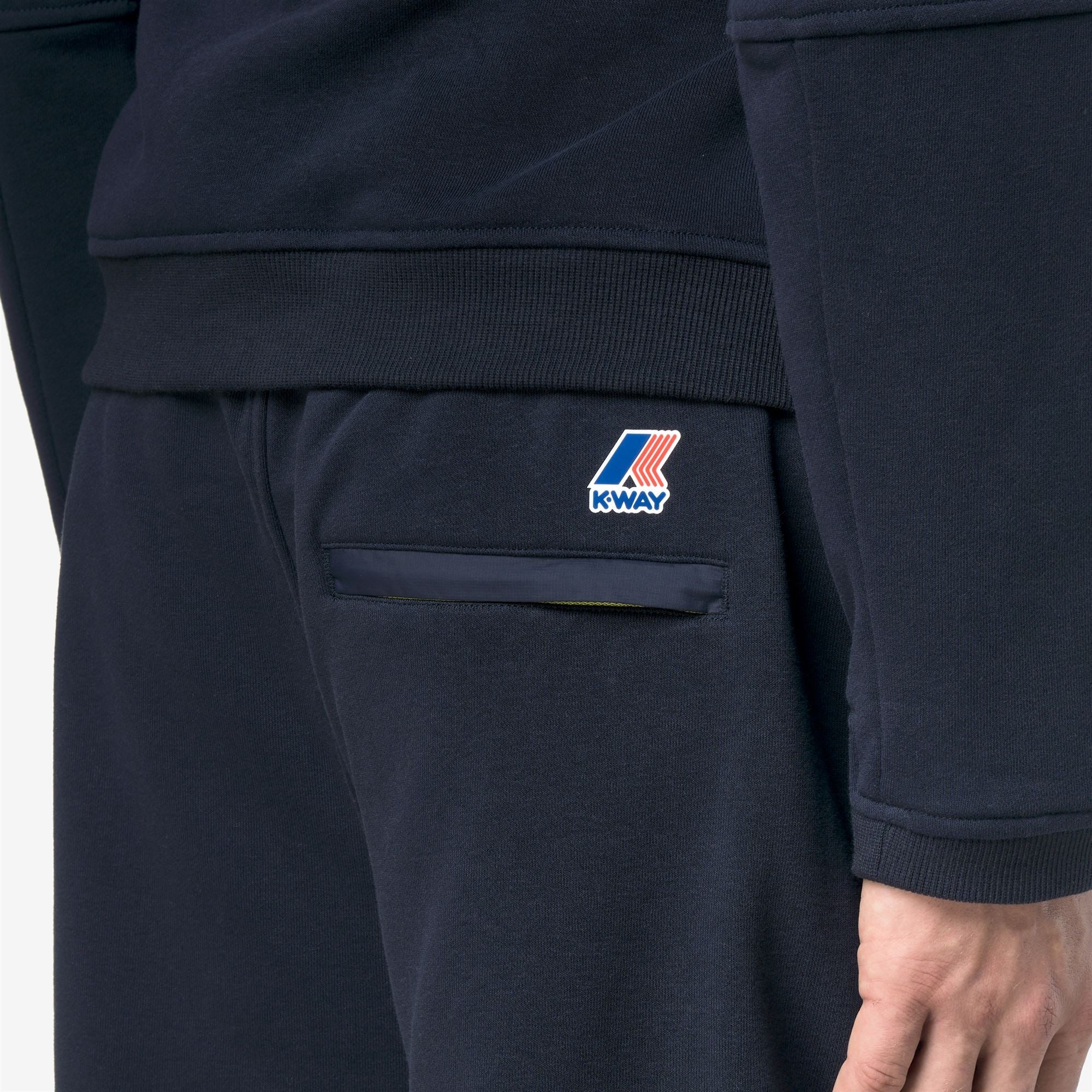 K-WAY Bermuda Uomo CASIMIR POLY COTTON K5138GW K89 BLUE DEPTH - Image 5