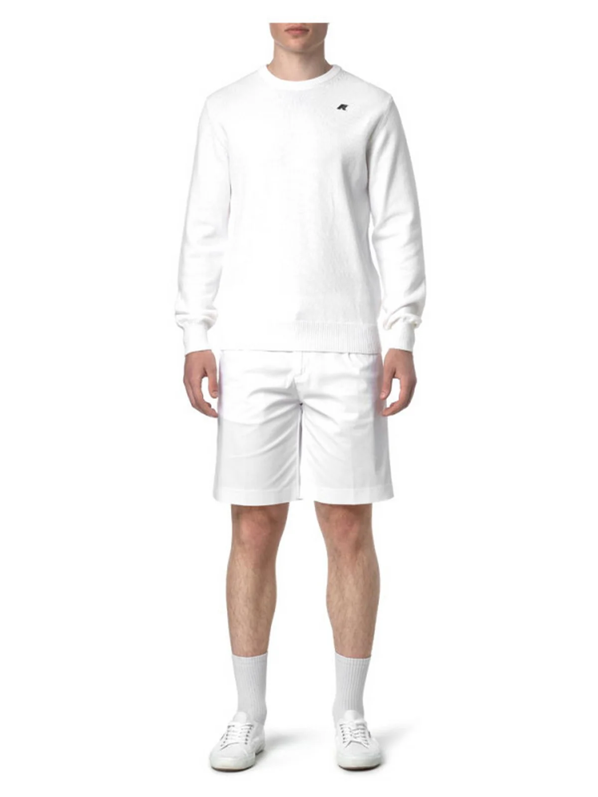 K-WAY Bermuda Uomo SEVERE TWILL TECH GOLF K5122UW 001 WHITE - Image 2