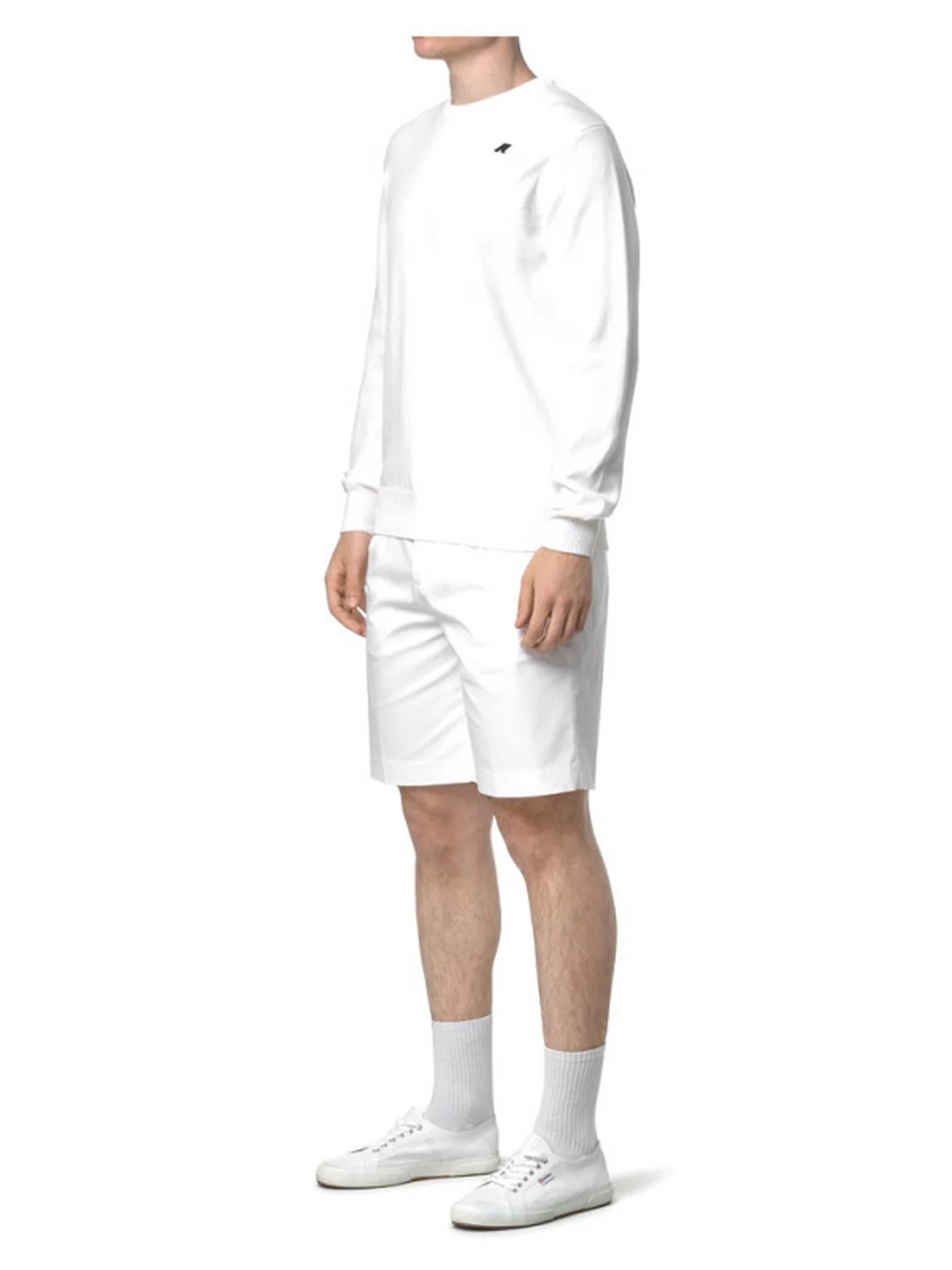 K-WAY Bermuda Uomo SEVERE TWILL TECH GOLF K5122UW 001 WHITE - Image 3