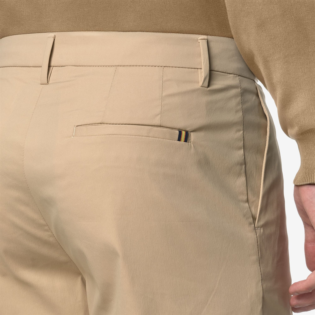 K-WAY Bermuda Uomo SEVERE TWILL TECH K6133PW WBJ Beige Rope - Image 5