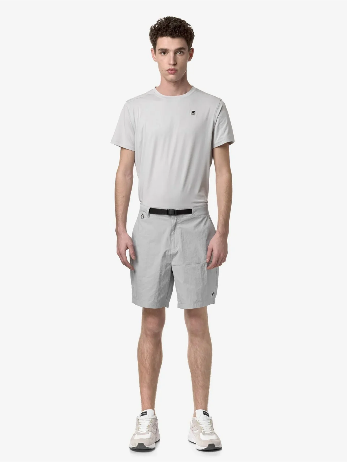 K-WAY Bermuda Uomo Taprinne K81267W 04Y Grigio - Image 3
