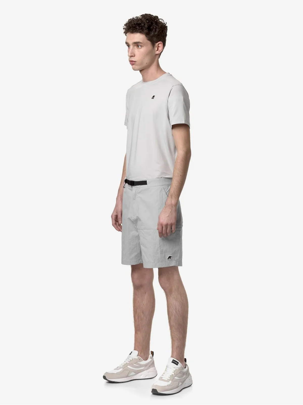 K-WAY Bermuda Uomo Taprinne K81267W 04Y Grigio - Image 4