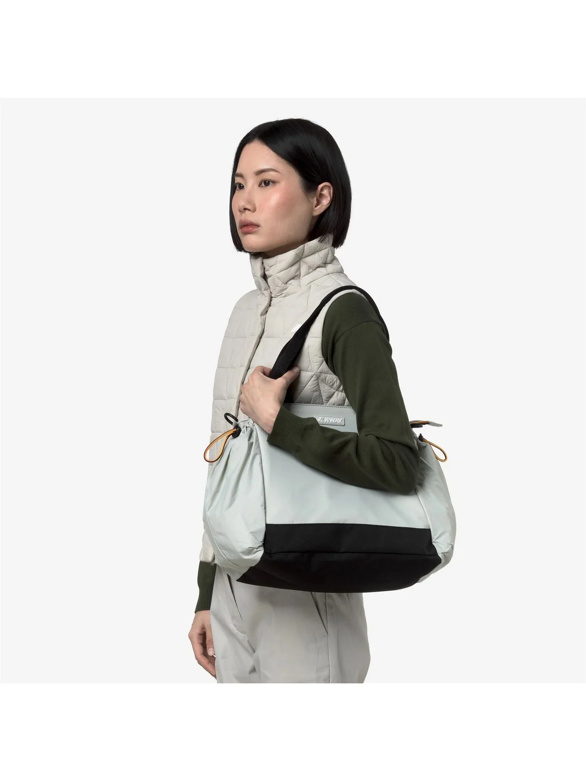 K-WAY Borsa Donna AISY K4138YW 634 BEIGE LT - Image 3