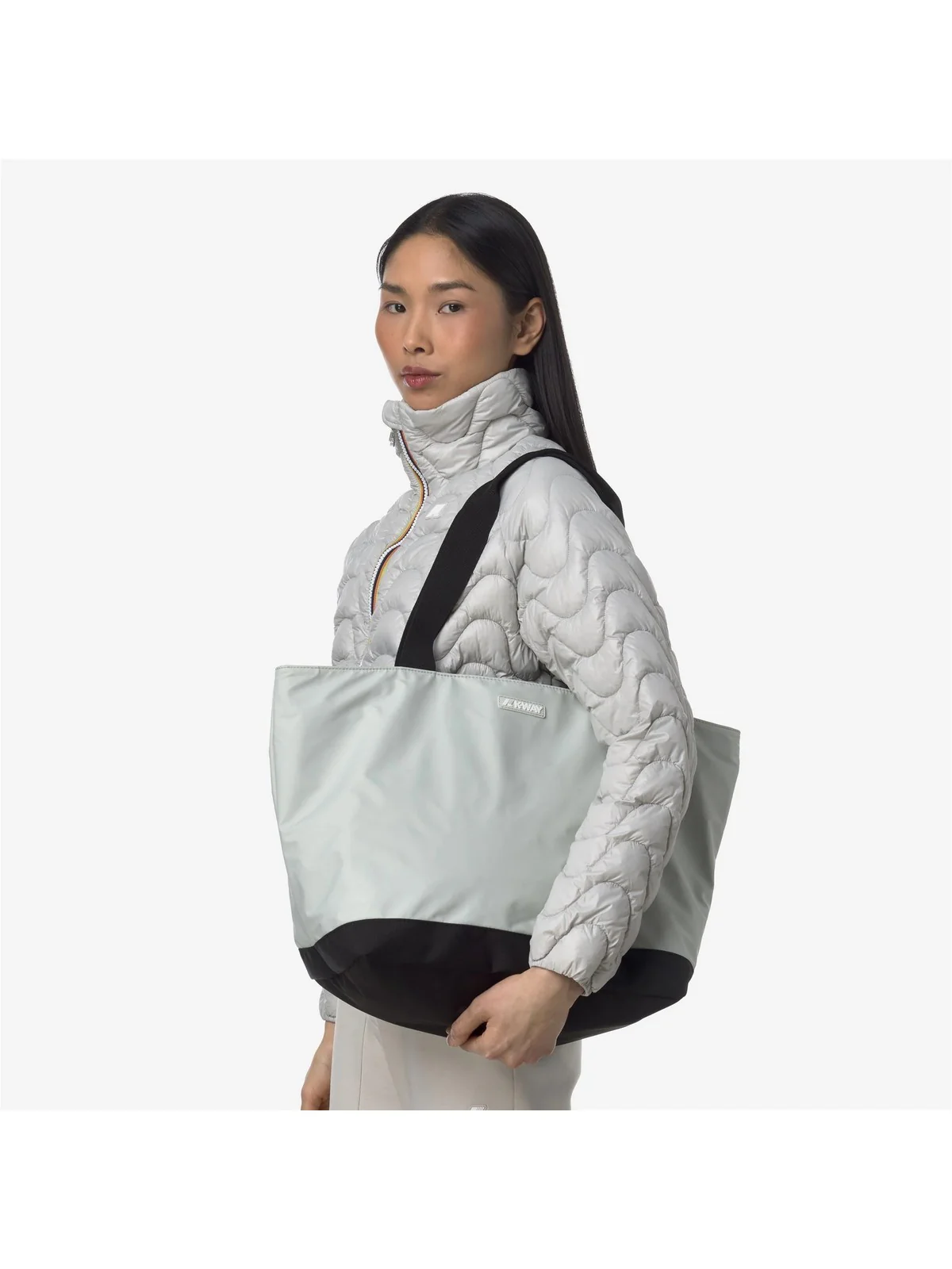 K-WAY Borsa Donna CLERE K7127MW 634 BEIGE LT - Image 2