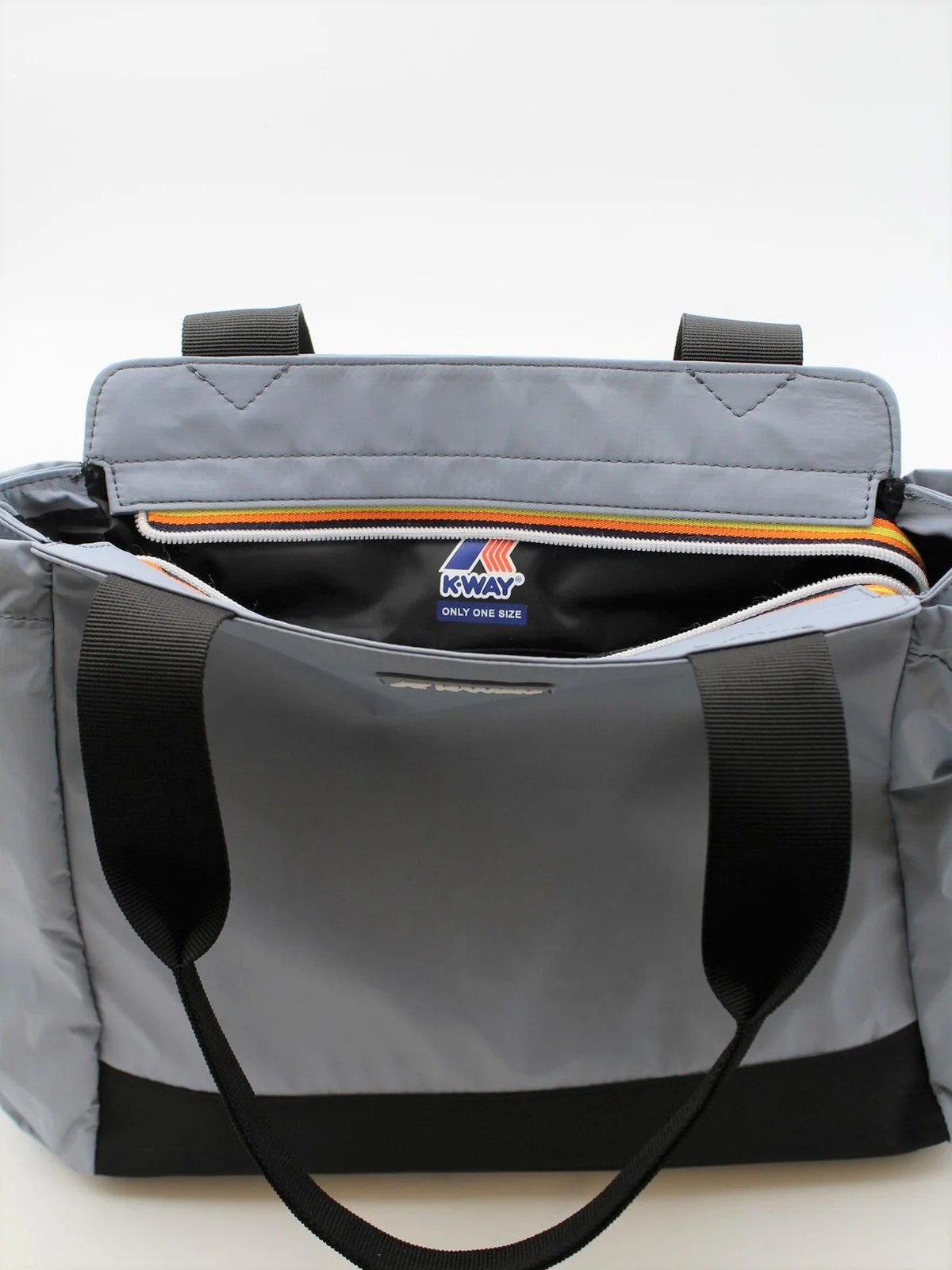 K-WAY Borsa Uomo AISY K8125ZW WA9 Grigio - Image 8