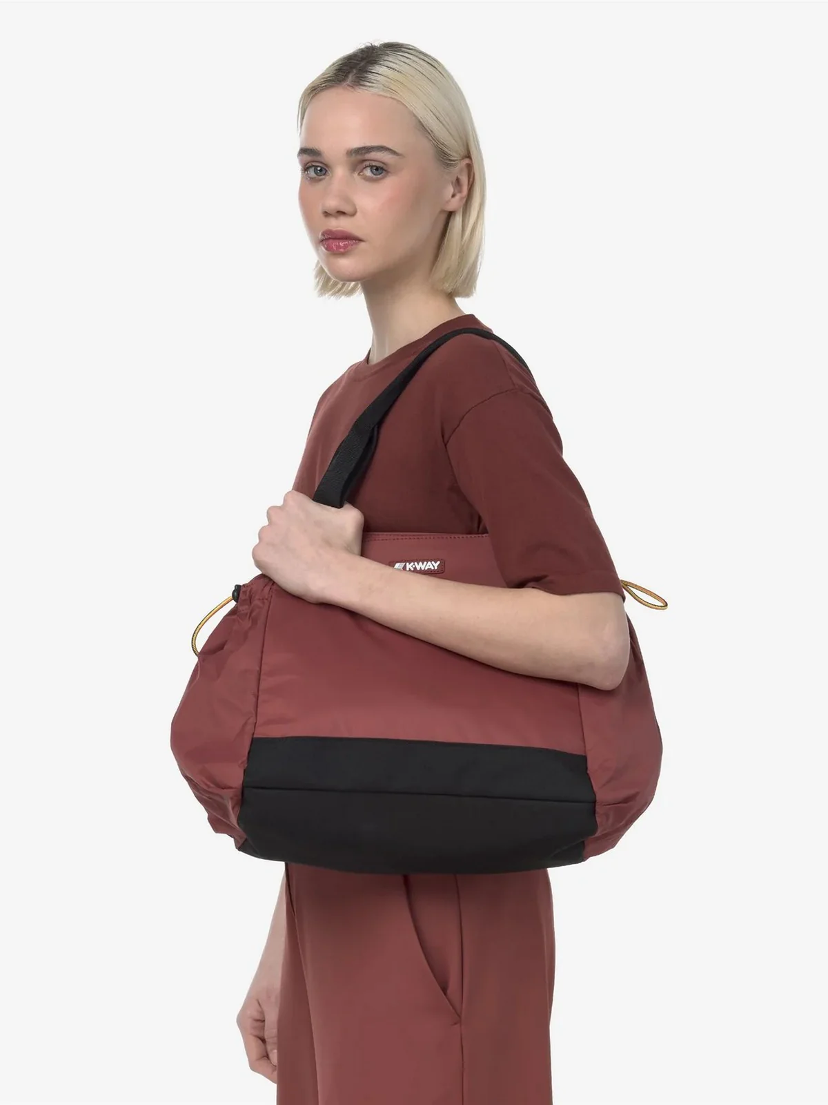 K-WAY Borsa Uomo AISY K8125ZW WNM Rosso - Image 4