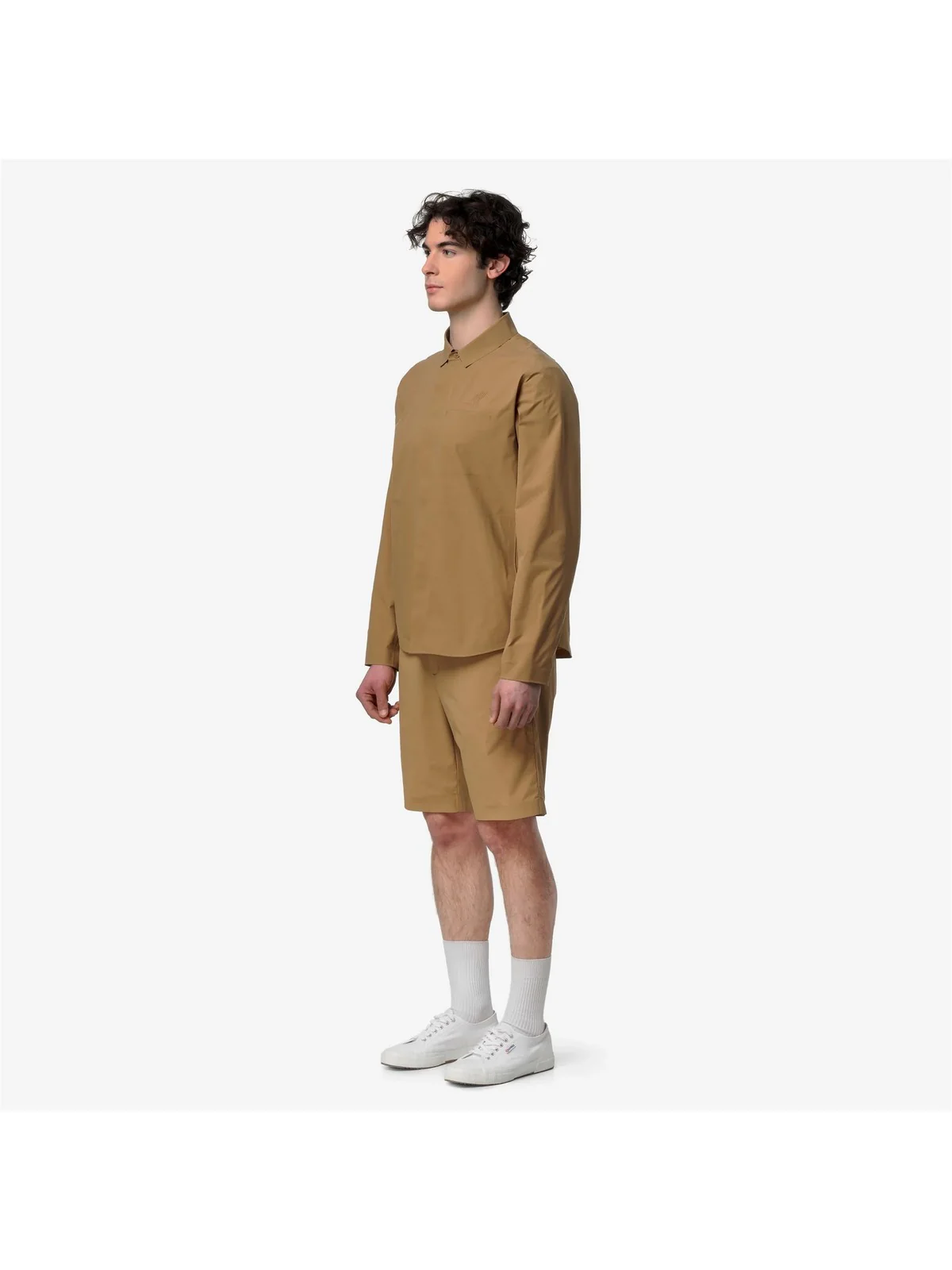 K-WAY Camicia Uomo SHARRIE TECH OVERSHIRT K3134JW V04 Brown Bistre - Image 3
