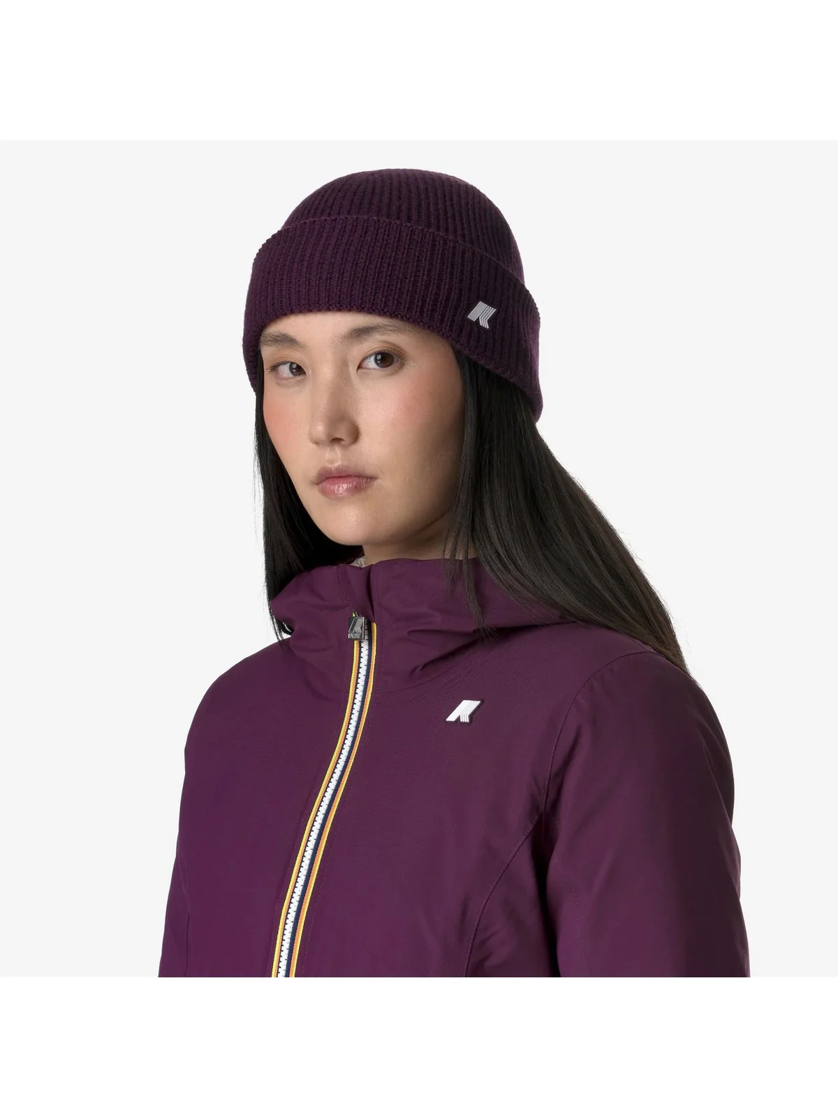 K-WAY Cappello Uomo BRICE MERINO WOOL K2132HW AZ9 Viola - Image 2