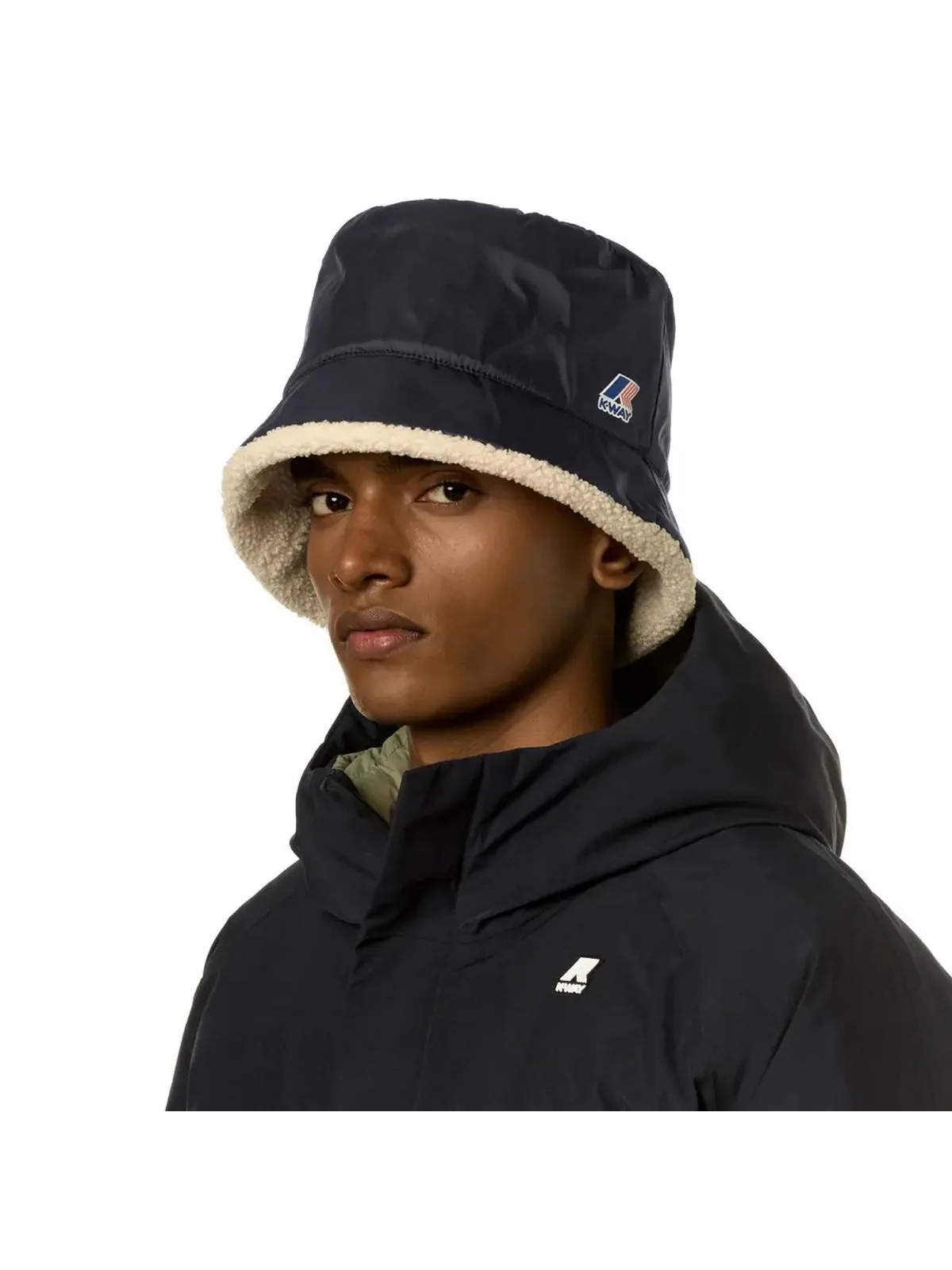 K-WAY Cappello Uomo LE VRAI 3.0 PASCALLE ORSETTO K31255W C04 Beige - Image 2