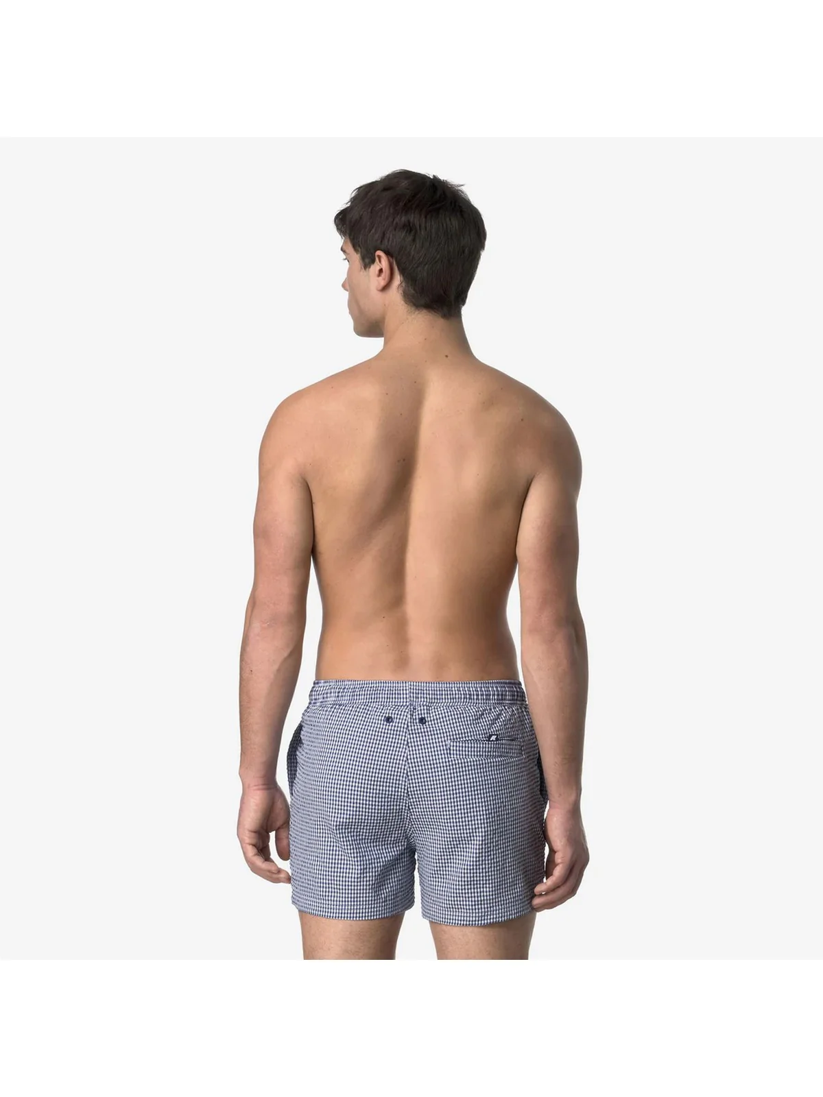 K-WAY Costume da bagno Uomo HAZEL CHECK BEACH K8141LW B0J Bianco - Image 2