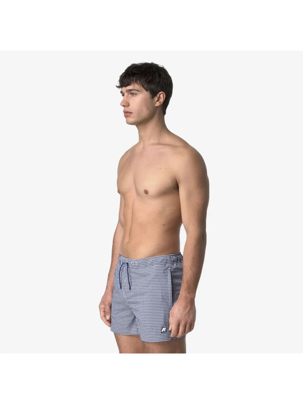 K-WAY Costume da bagno Uomo HAZEL CHECK BEACH K8141LW B0J Bianco - Image 3