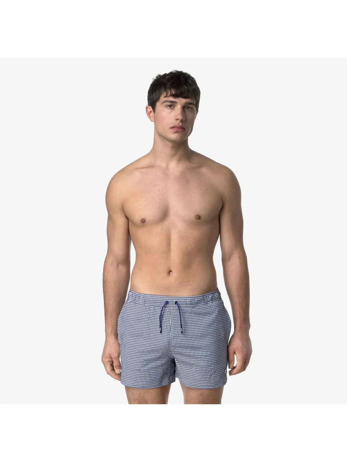 K-WAY Costume da bagno Uomo HAZEL CHECK BEACH K8141LW B0J Bianco - Image 5