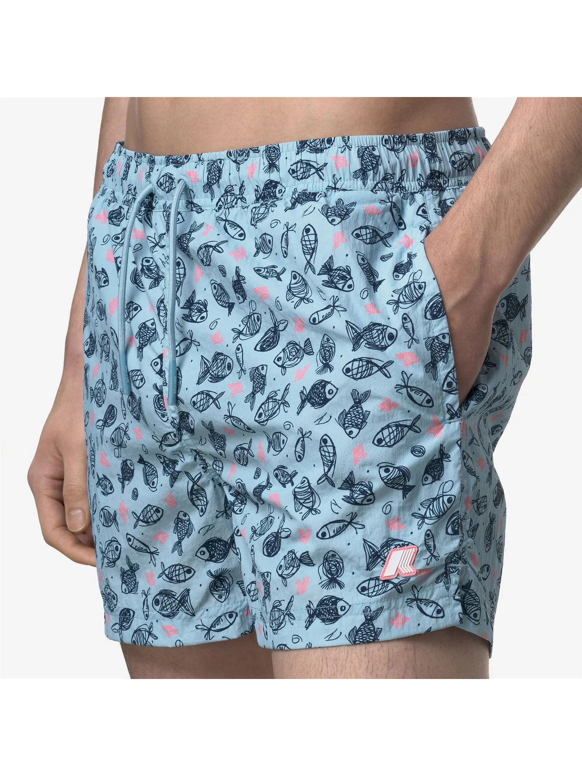 K-WAY Costume da bagno Uomo HAZEL GRAPHIC BEACH K2158GW C13 GRAPHIC FISHES - Image 5