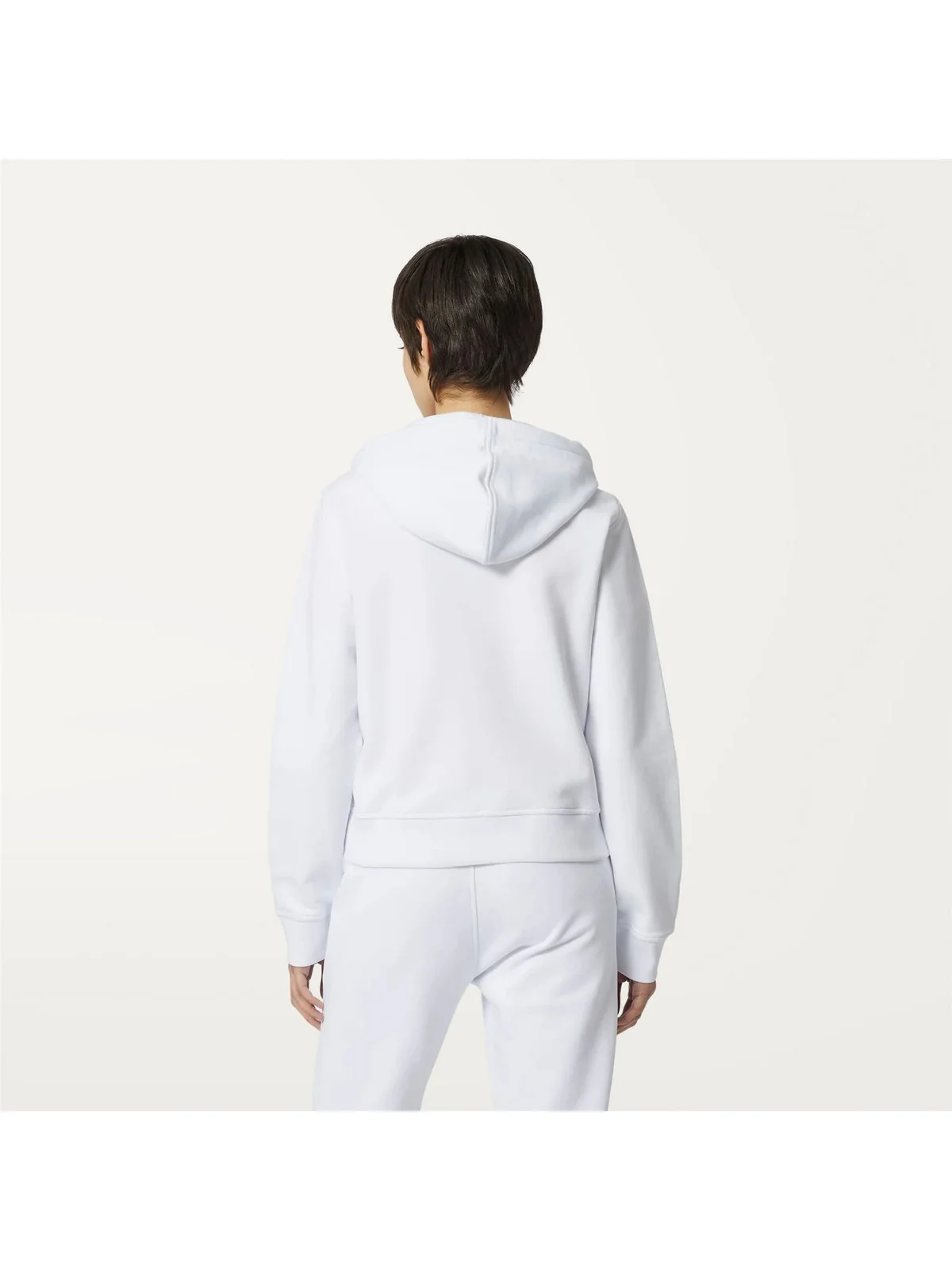 K-WAY Felpa Donna Deline K8122IW 001 Bianco - Image 5