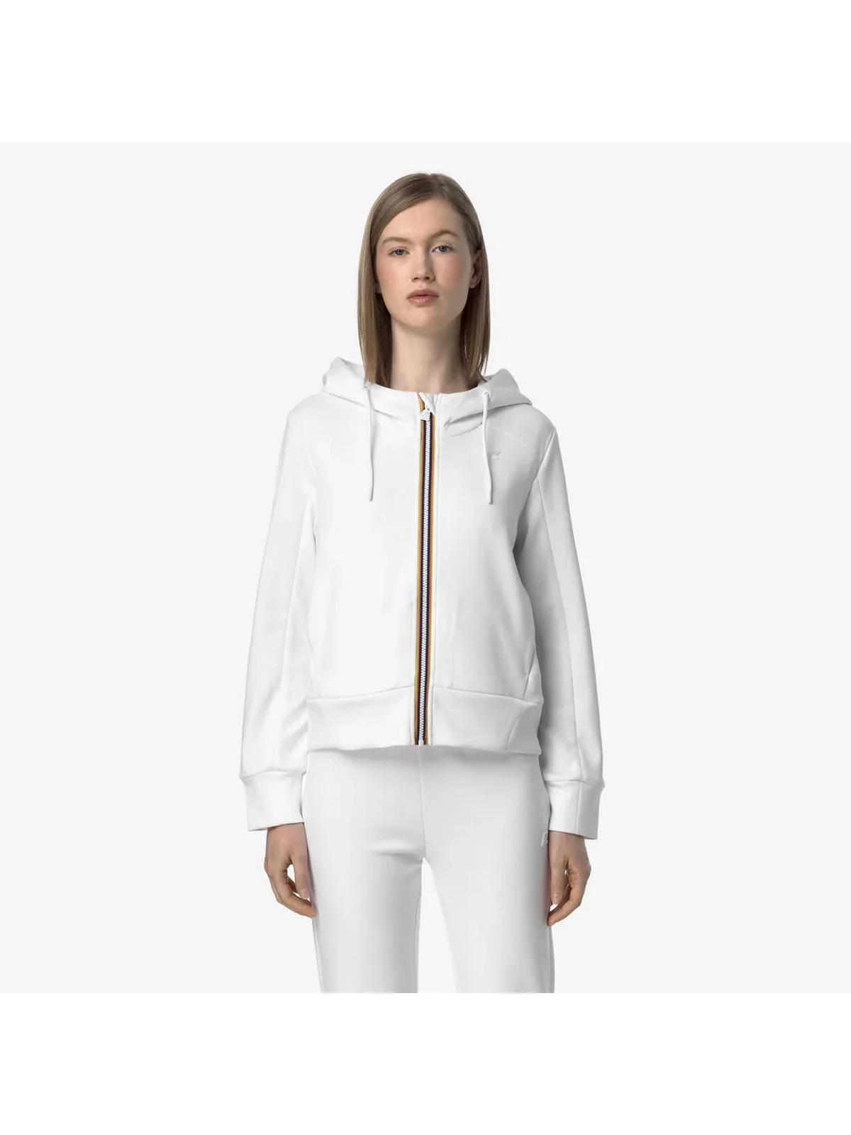 K-WAY Felpa Donna DIVINE LIGHT SPACER K2132CW 001 Bianco - Image 3