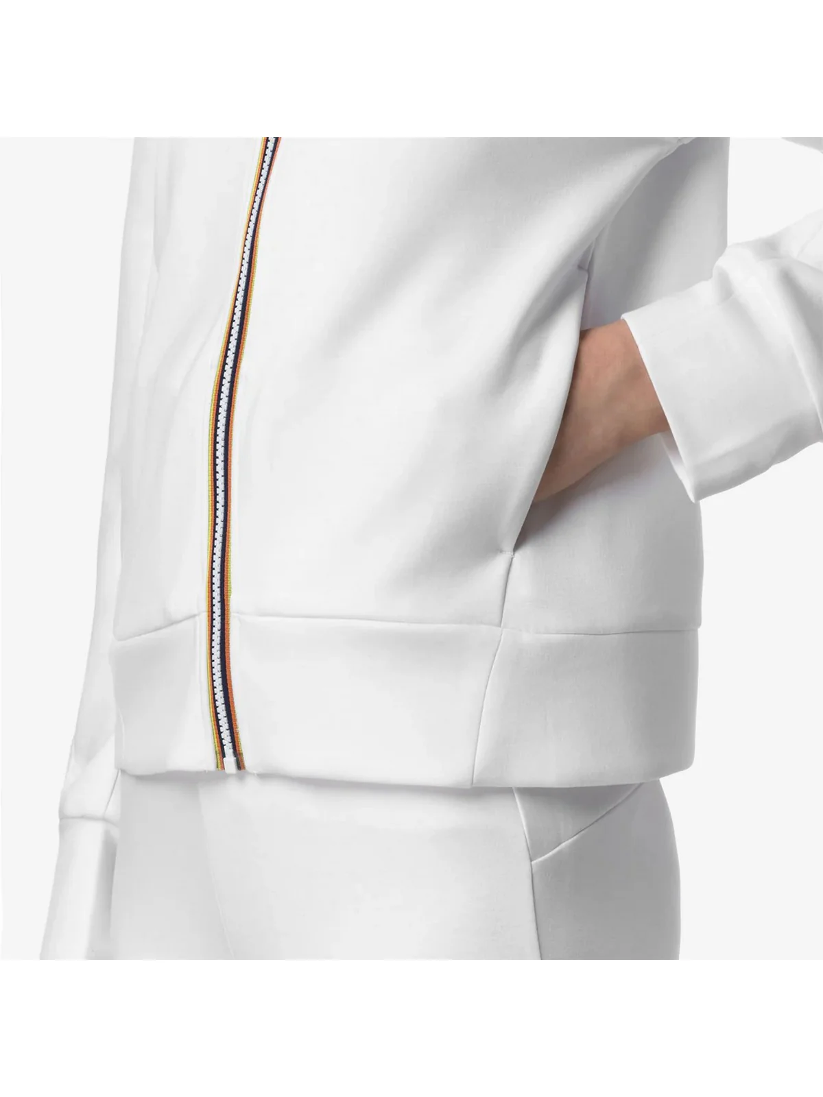 K-WAY Felpa Donna DIVINE LIGHT SPACER K2132CW 001 Bianco - Image 4