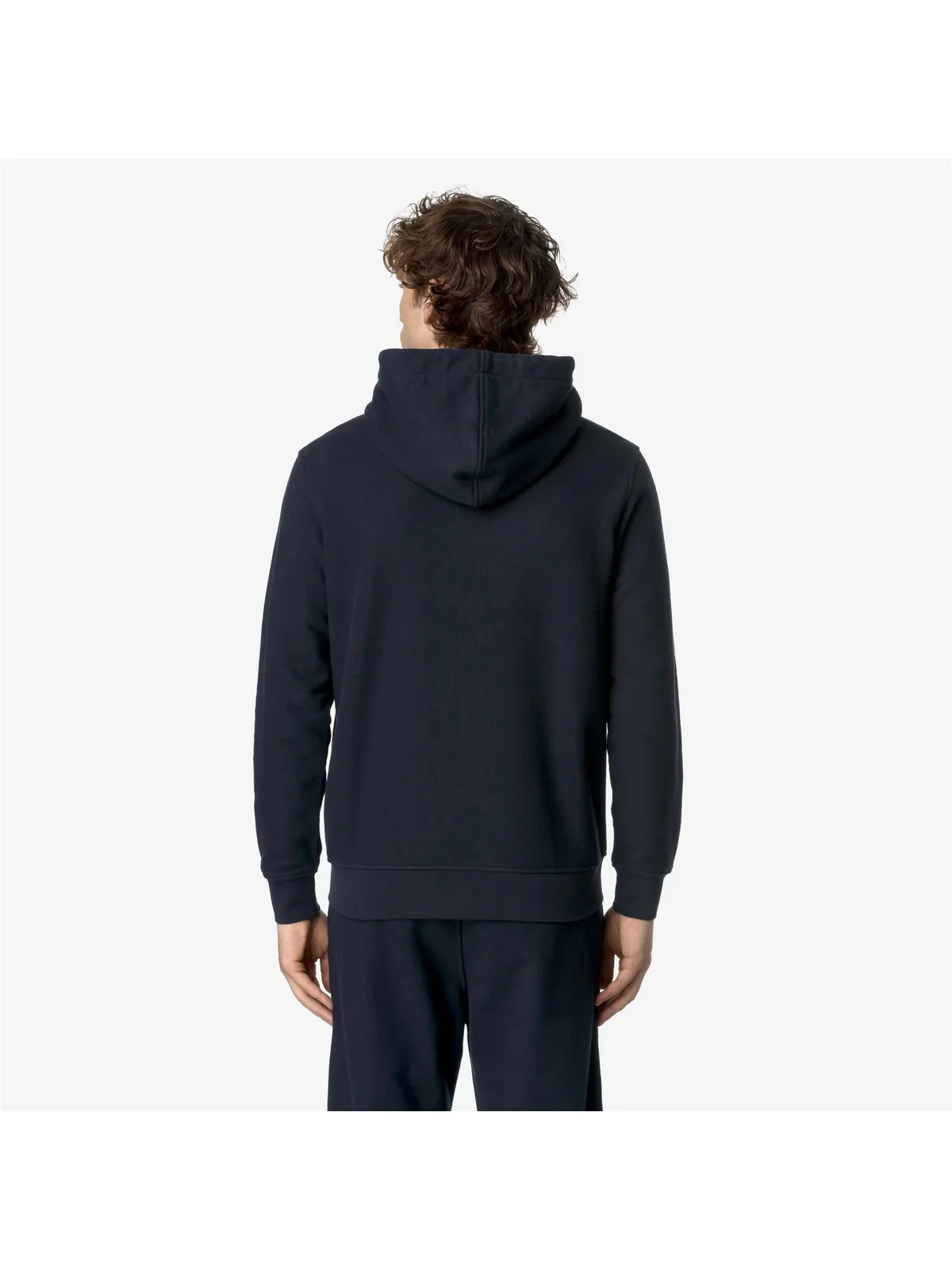 K-WAY Felpa Uomo ANTHONY HEAVY FLEECE K8133IW K89 Blu - Image 4