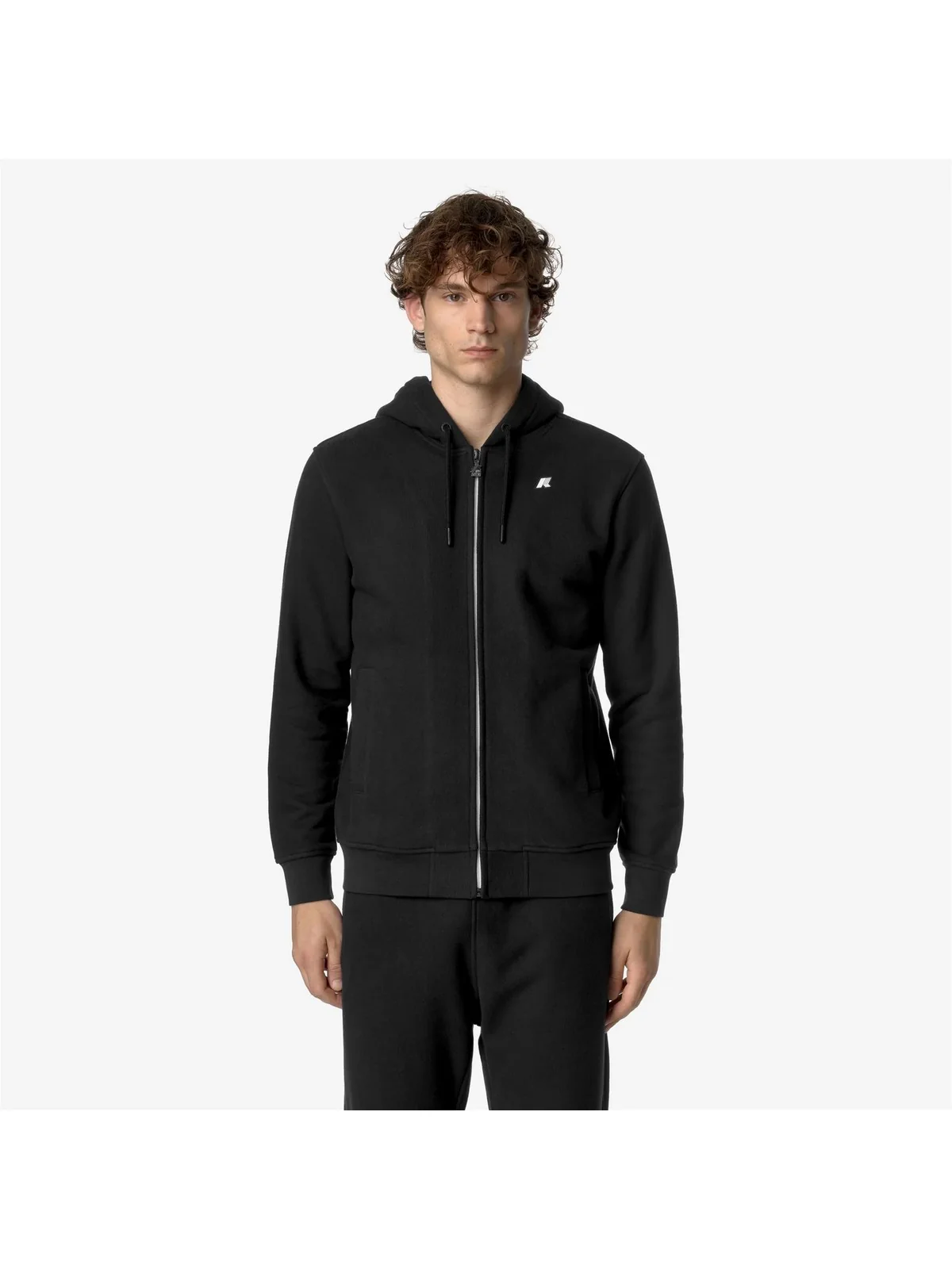 K-WAY Felpa Uomo ANTHONY HEAVY FLEECE K8133IW USY Nero - Image 4