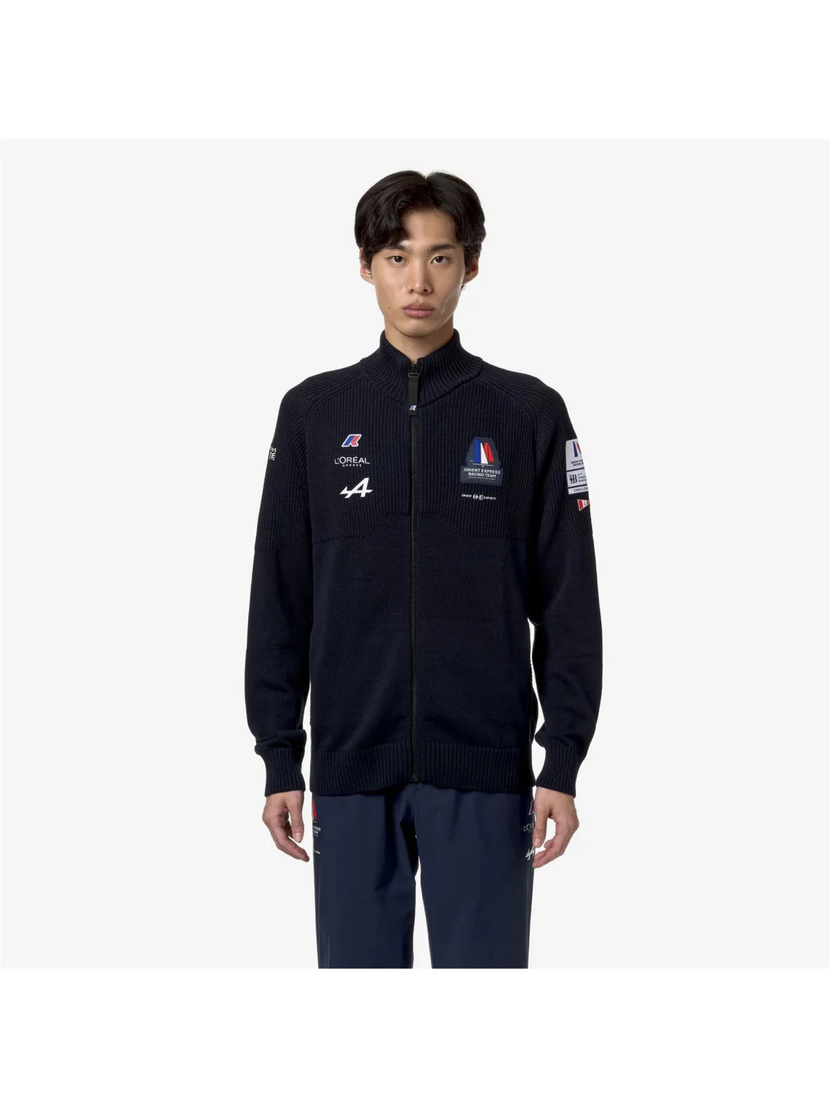K-WAY Felpa Uomo Ault Orient Express Team Ac K2127ZW B29 Blu - Image 2