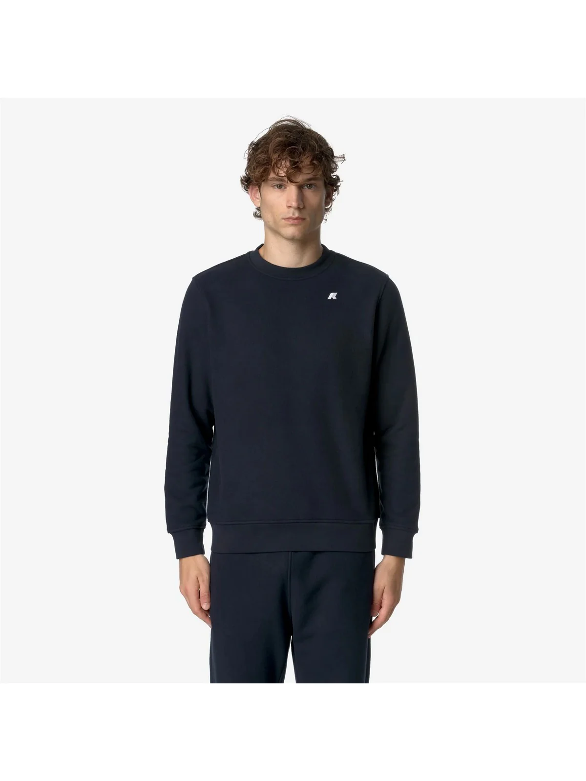 K-WAY Felpa Uomo BAPTISTE HEAVY FLEECE K8133GW K89 Blu - Image 2