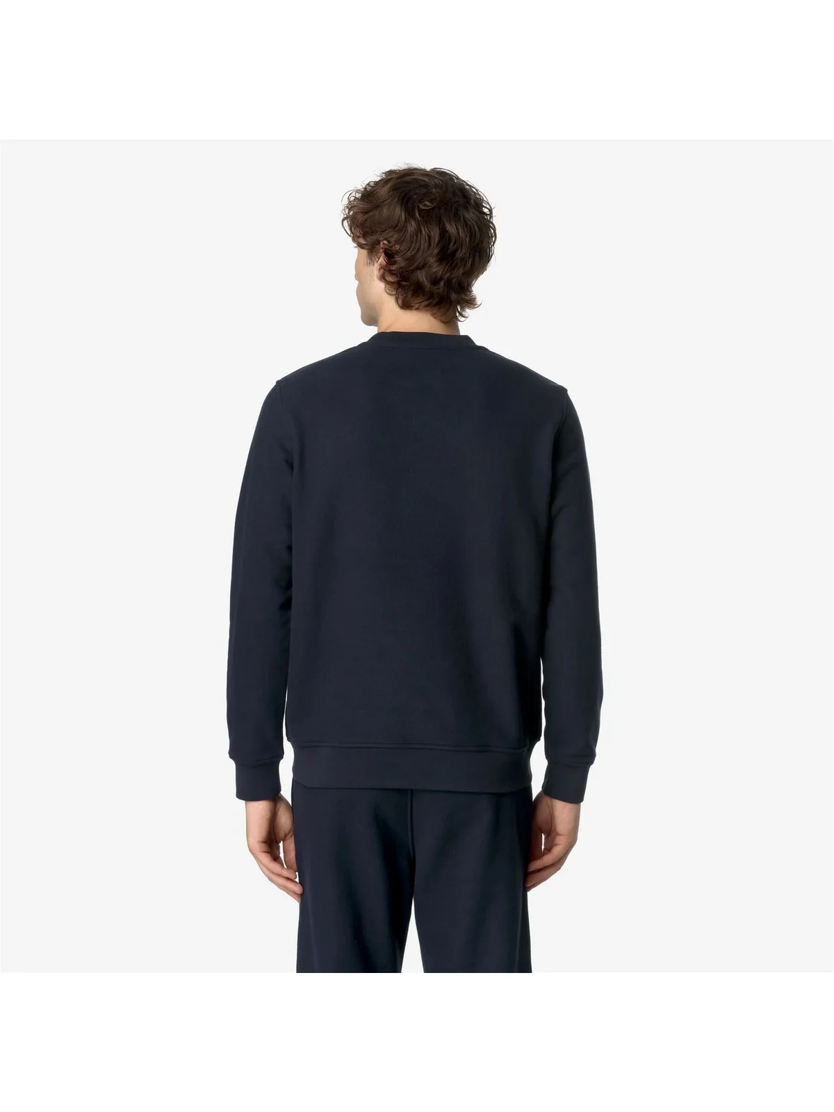 K-WAY Felpa Uomo BAPTISTE HEAVY FLEECE K8133GW K89 Blu - Image 3