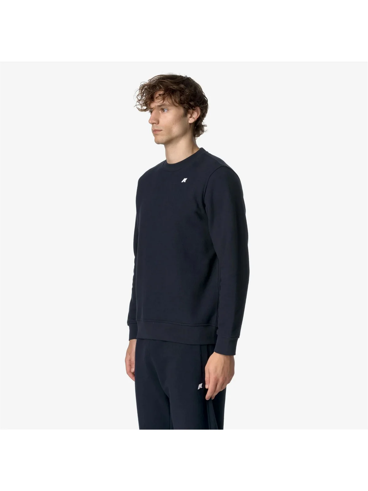 K-WAY Felpa Uomo BAPTISTE HEAVY FLEECE K8133GW K89 Blu - Image 4
